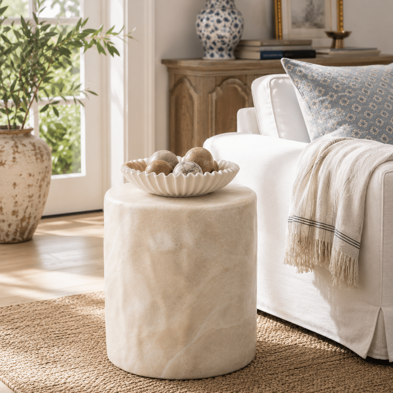 Volze Accent Table - Wisteria
