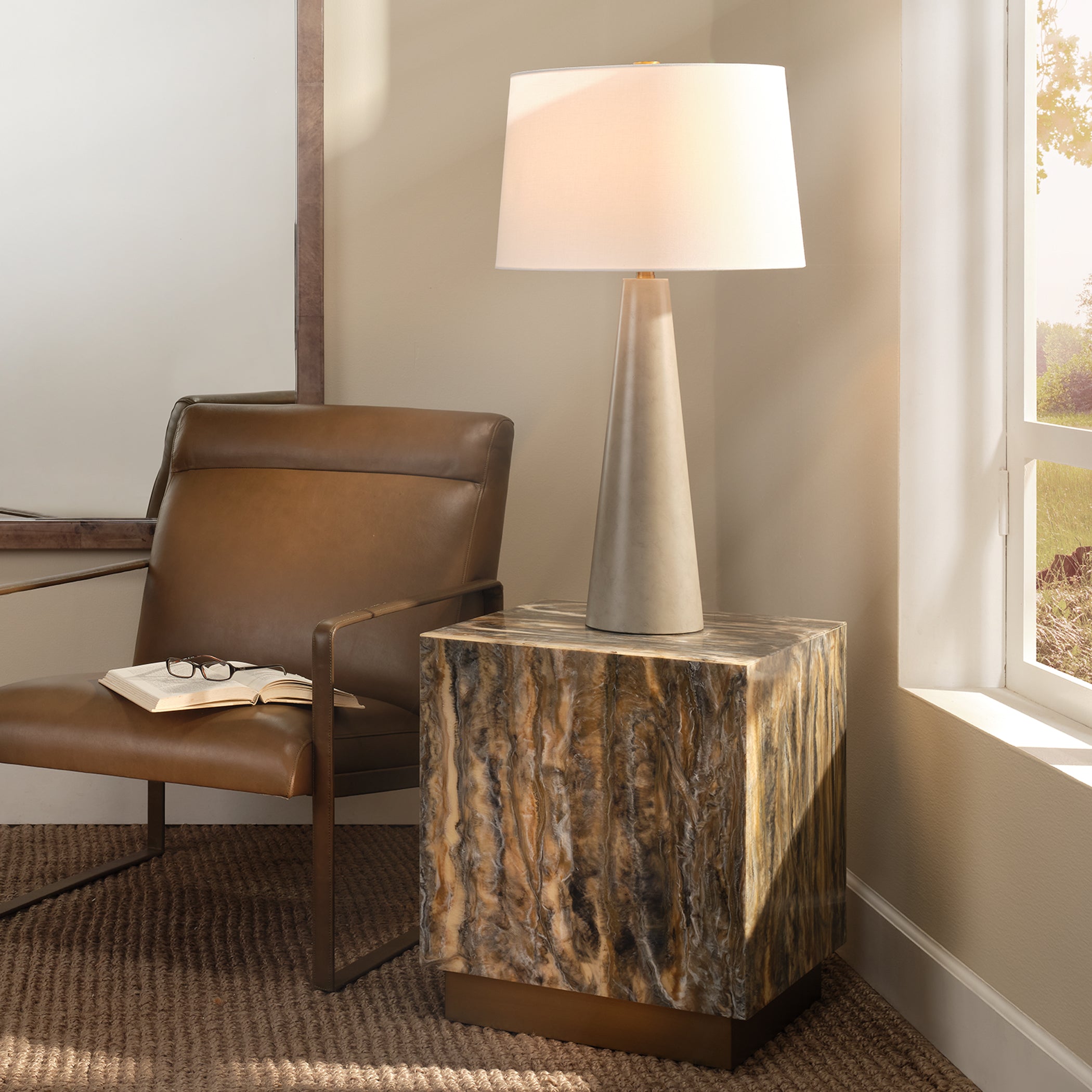 Marmeo Accent Table - Wisteria