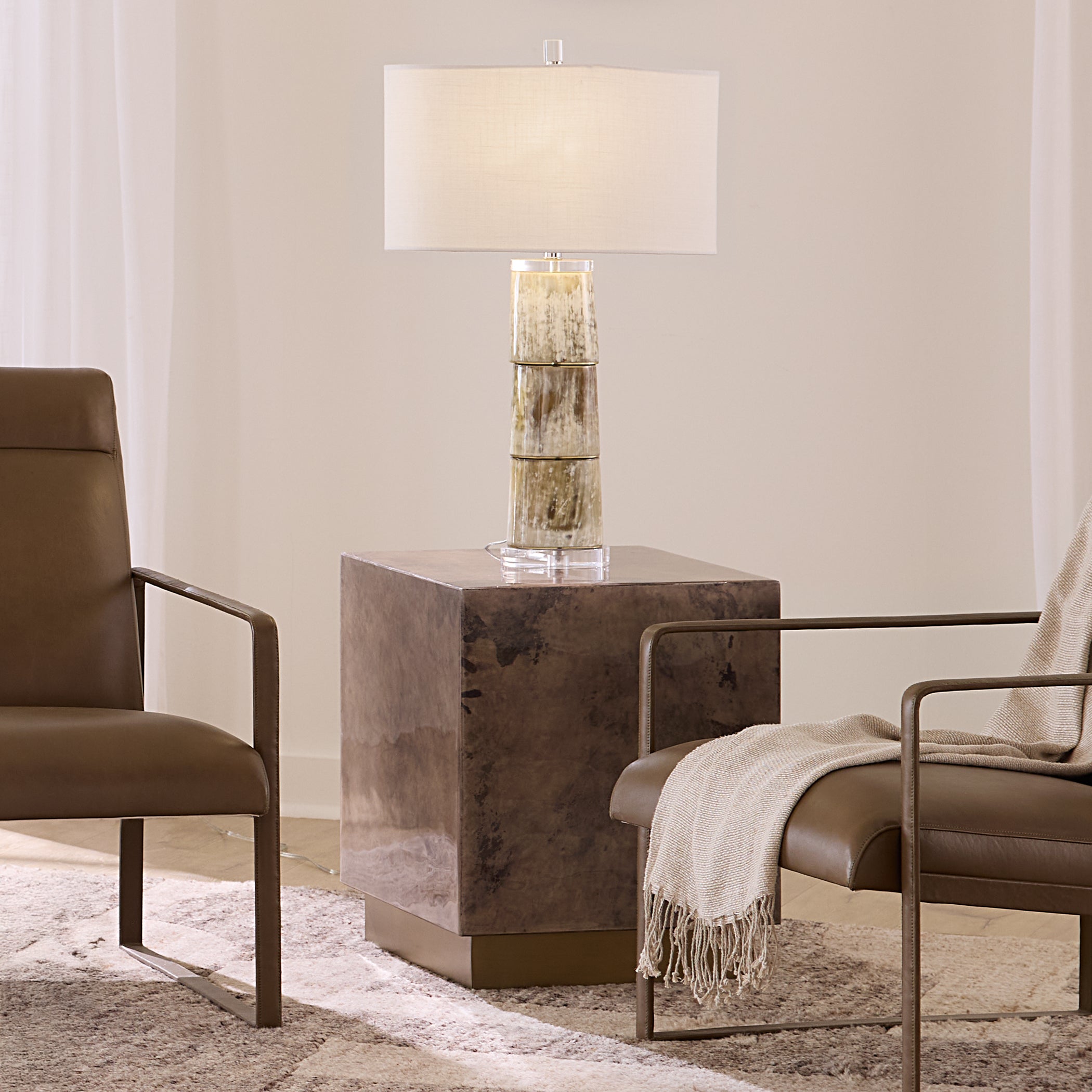 Marmeo Accent Table - Wisteria