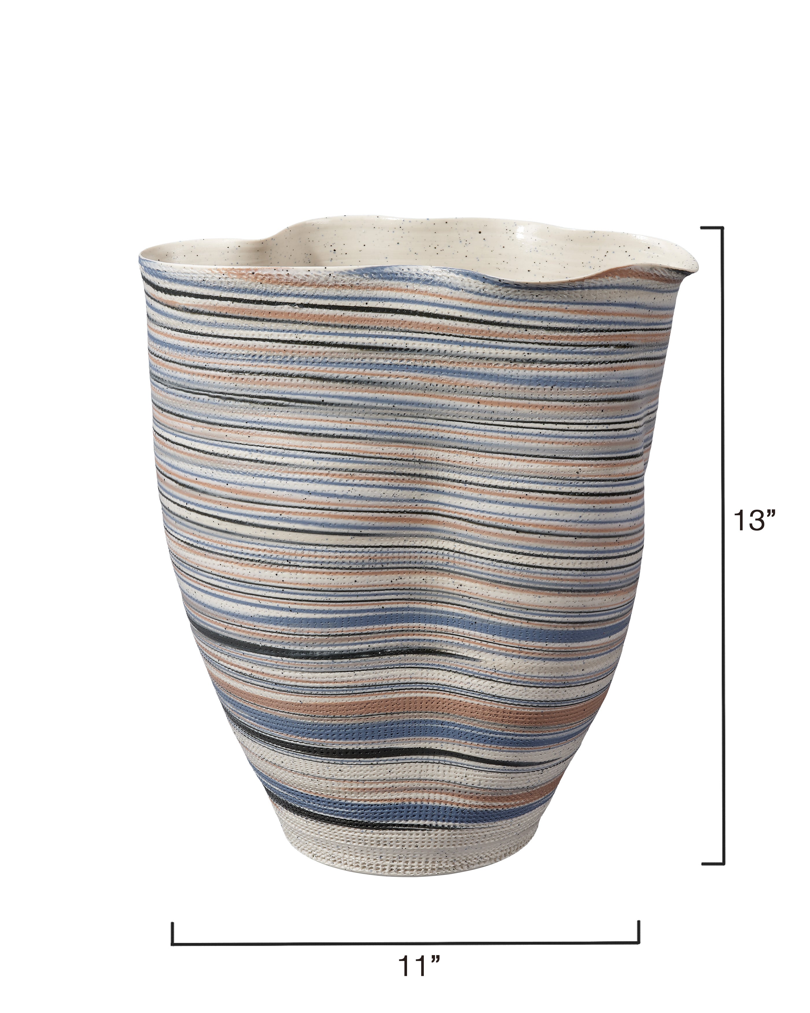 Ondelle Ceramic Vase