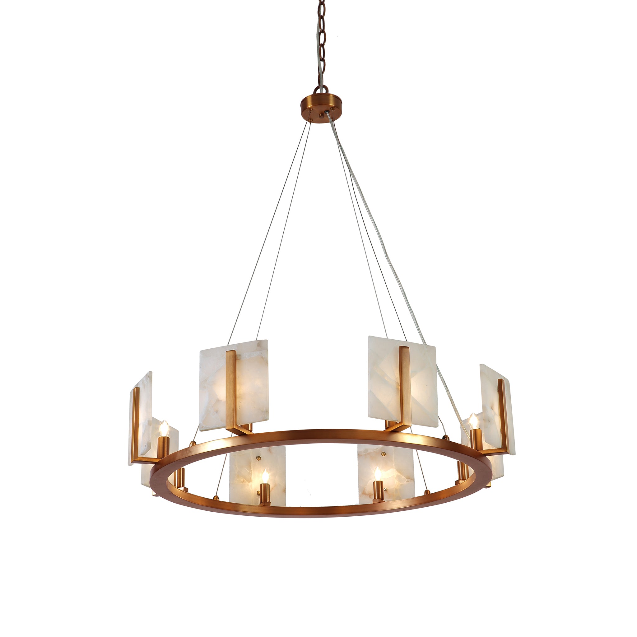 Vellum Alabaster Chandelier