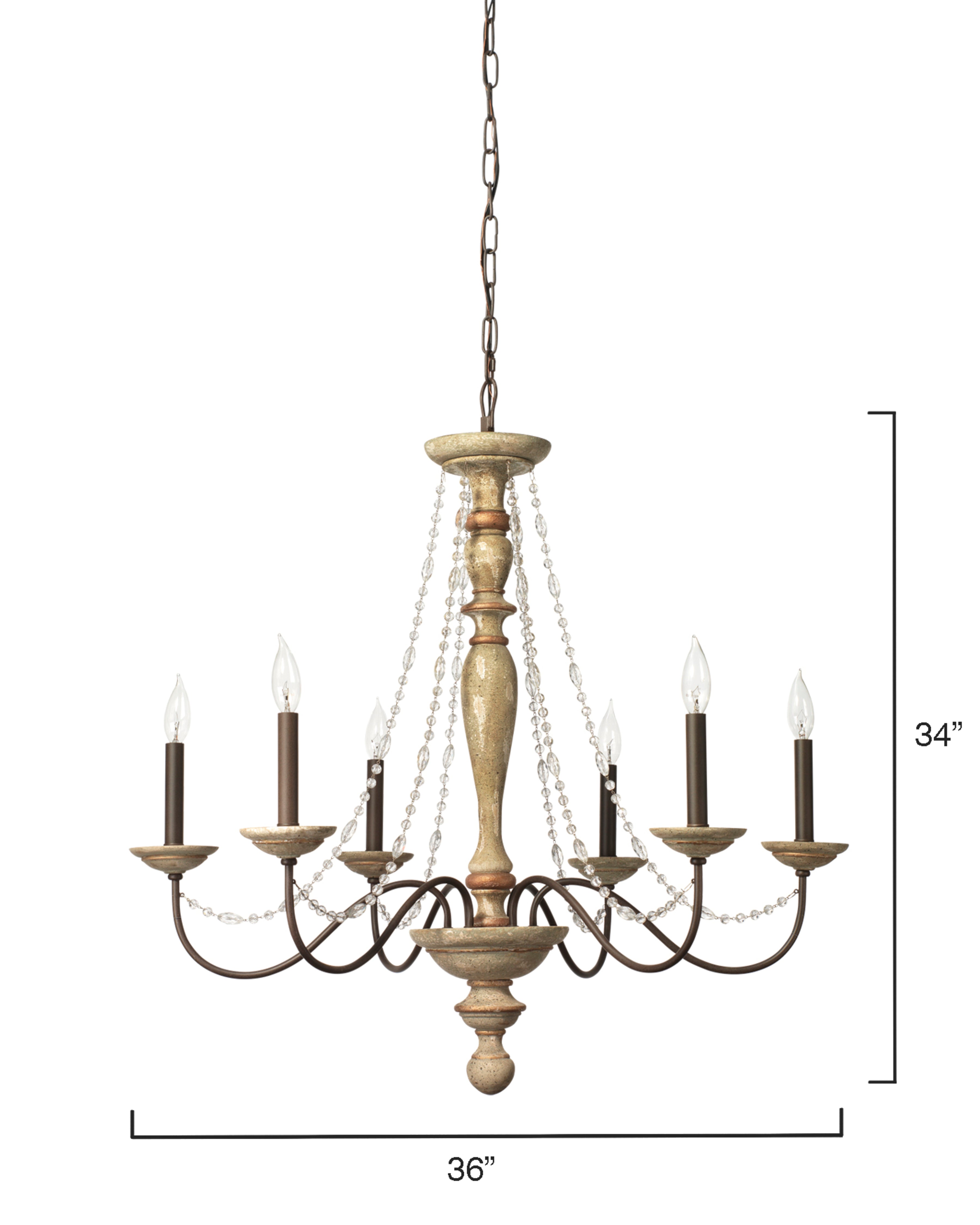 Quenelle Chandelier