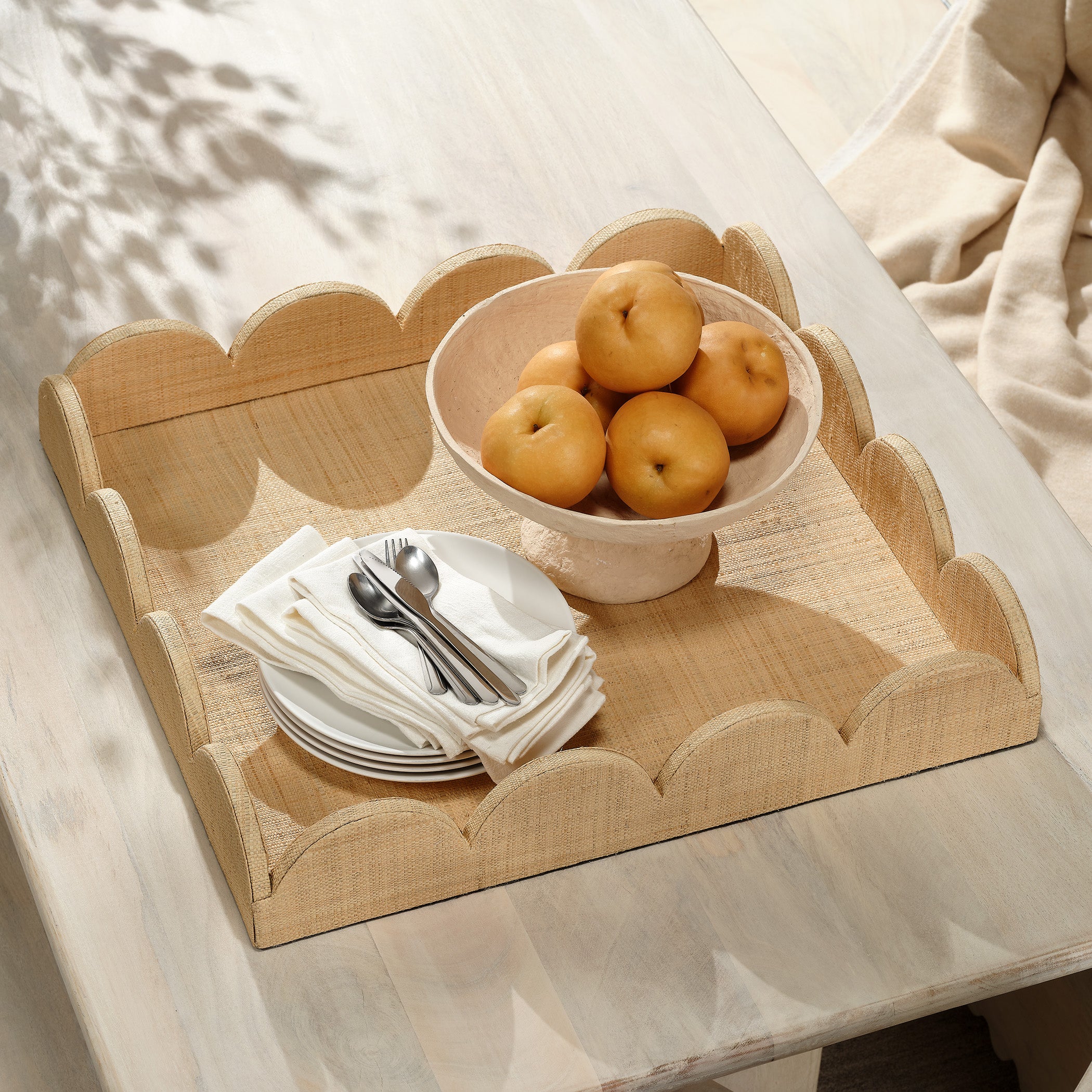 Ranata Scalloped Tray