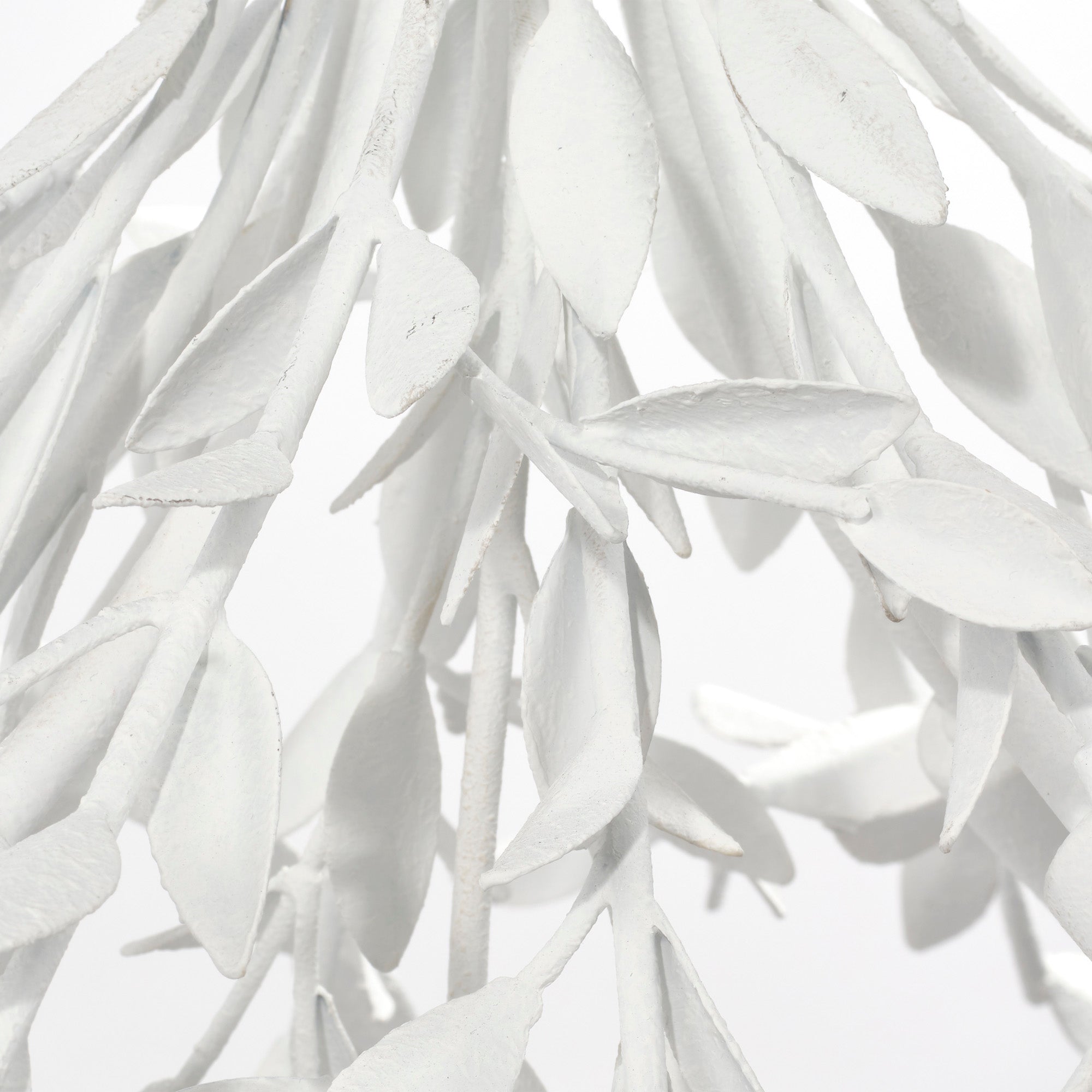 Everset Plaster Leaf Chandelier