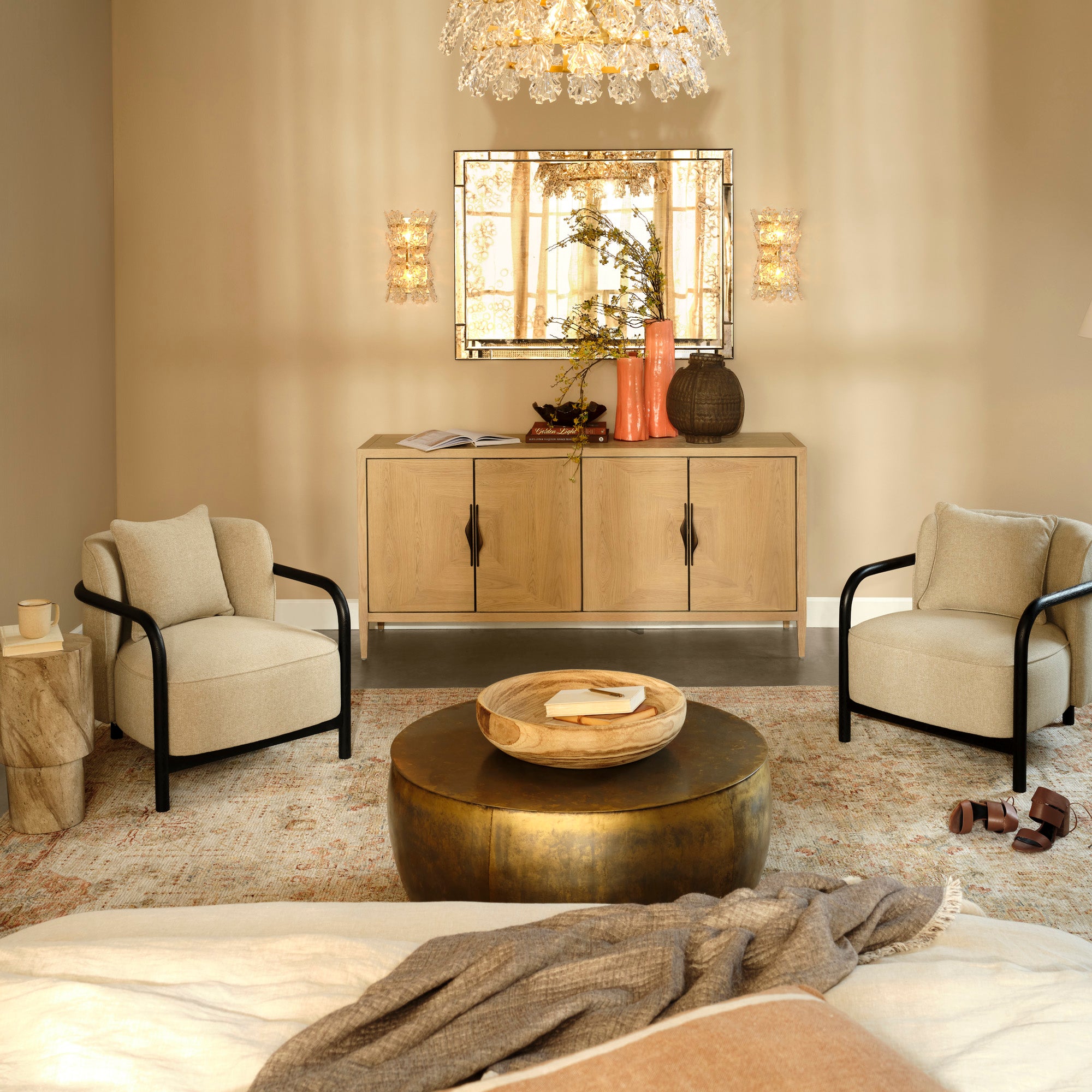 Elarion 2-Light Glass Sconce
