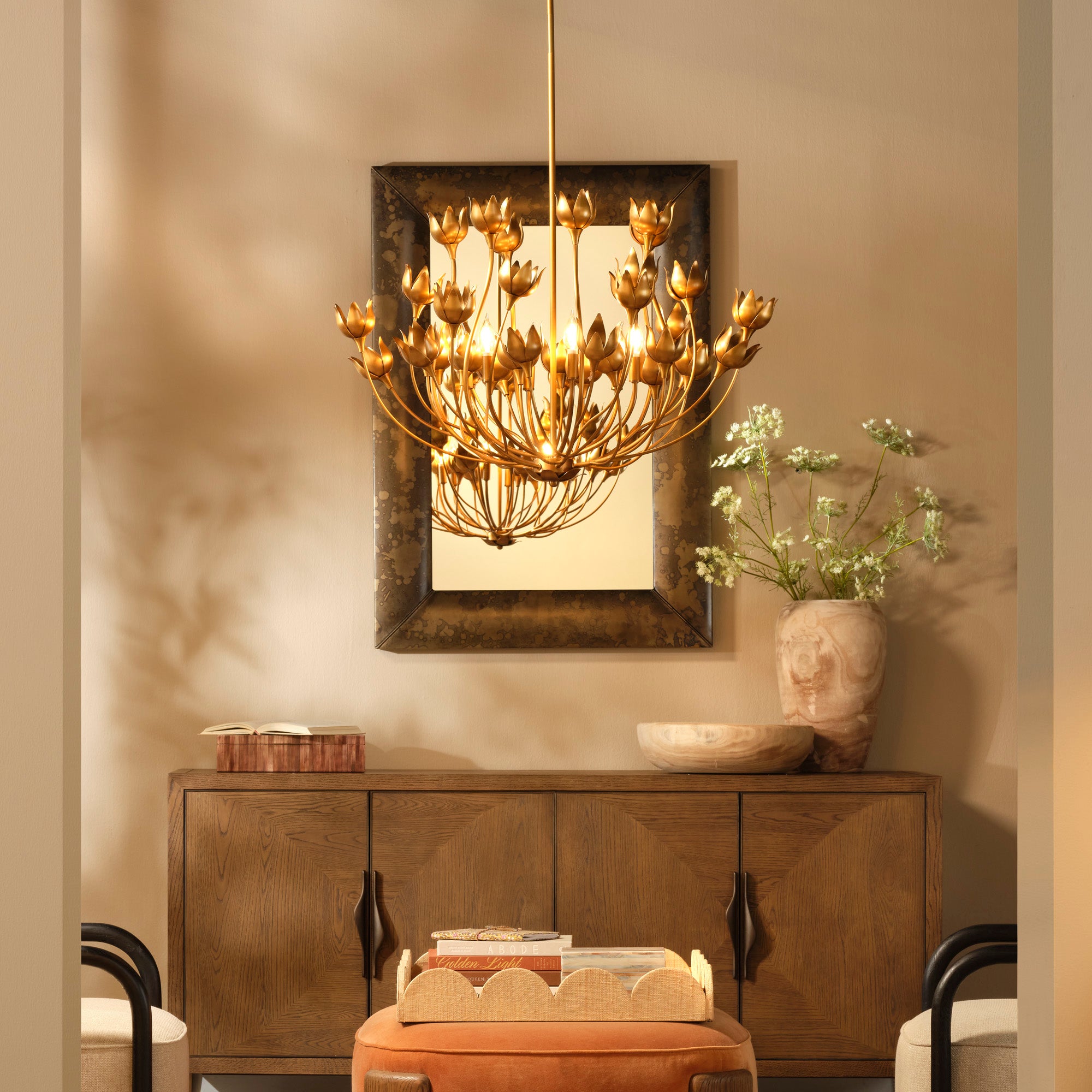 Floravelle Floral 6 Light Chandelier
