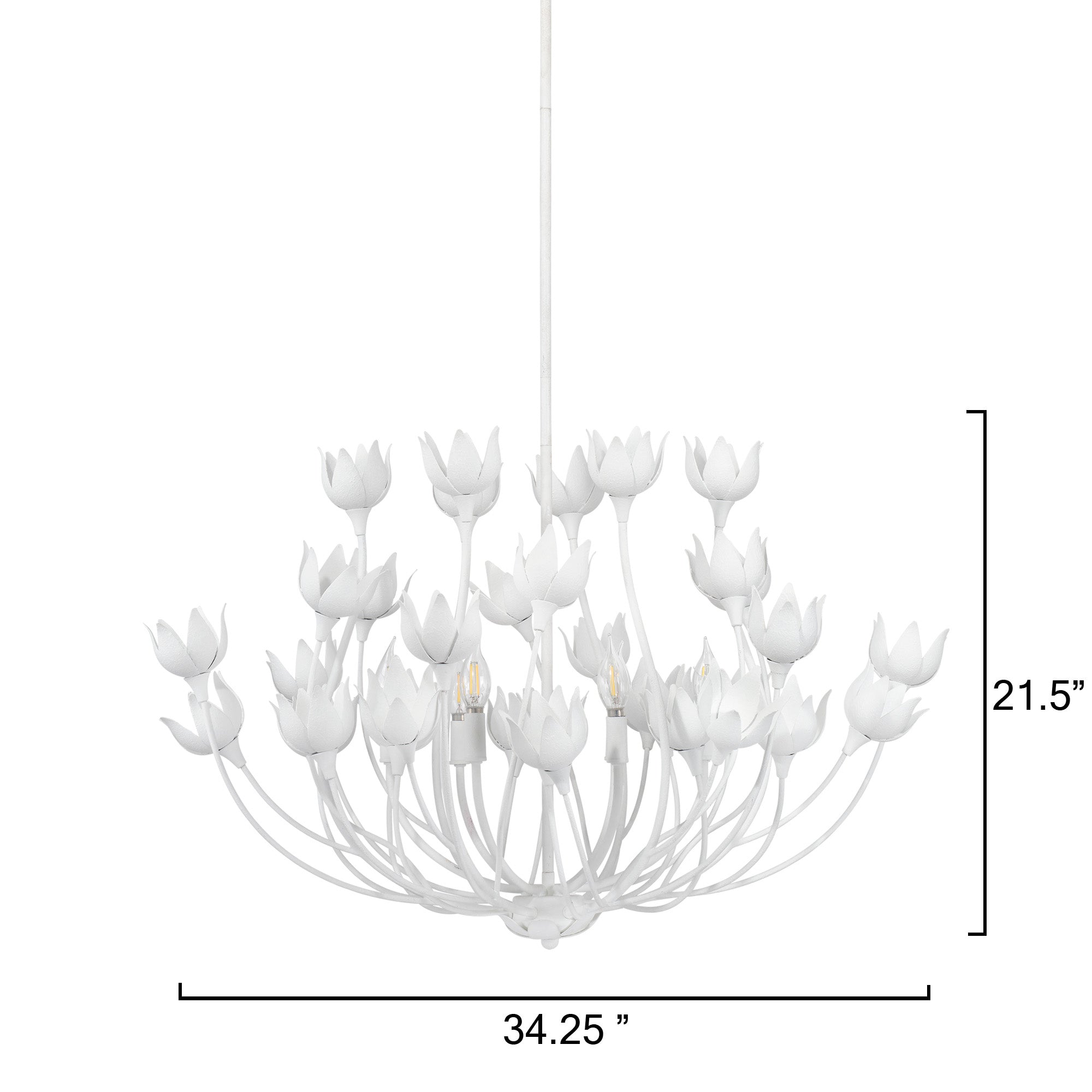 Floravelle Floral 6 Light Chandelier