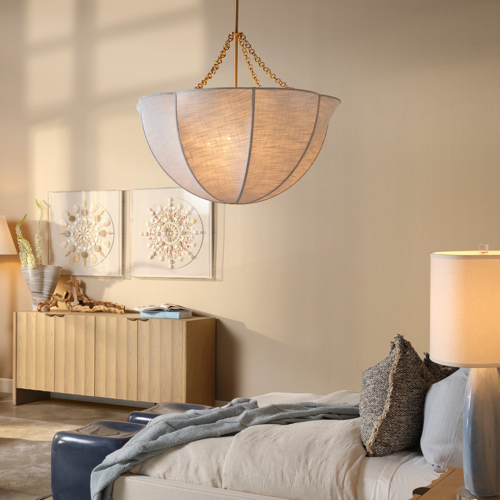 Avenleigh Linen Dome Chandelier