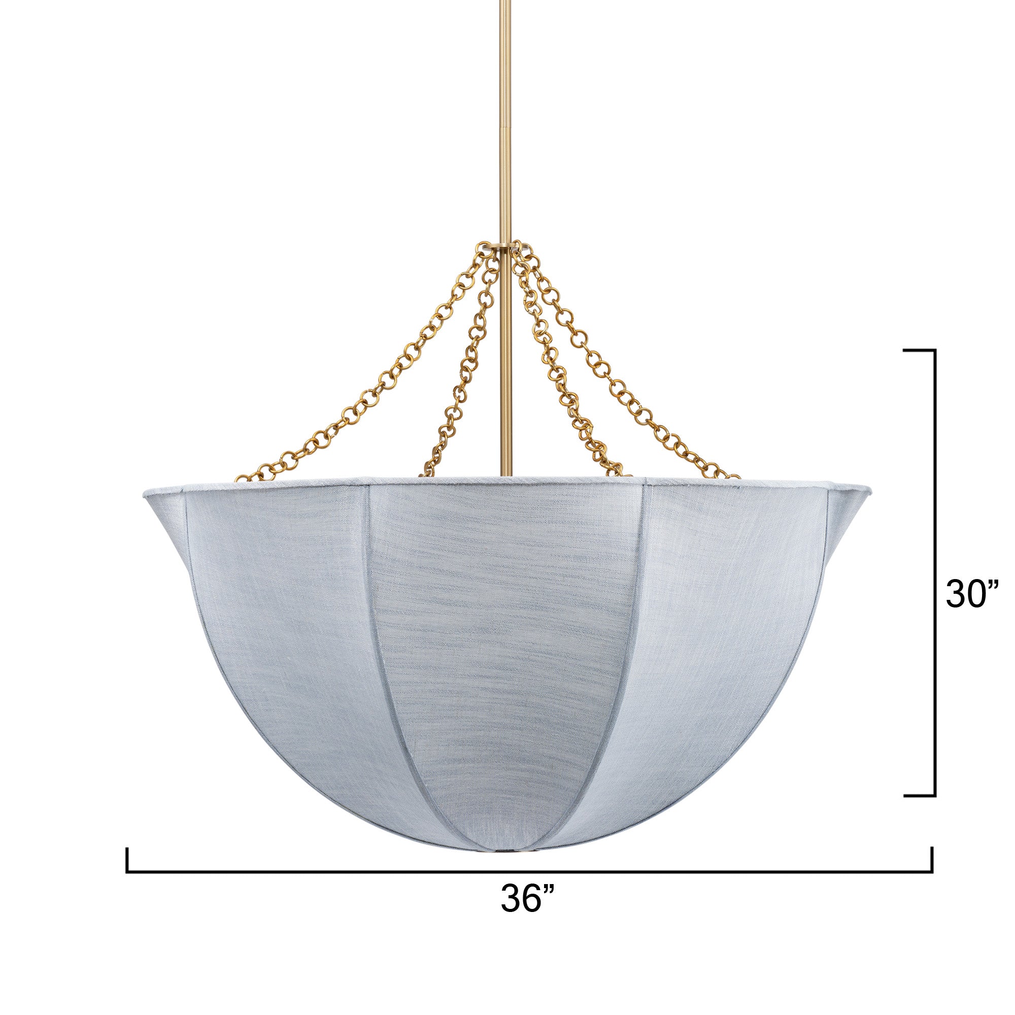 Avenleigh Linen Dome Chandelier