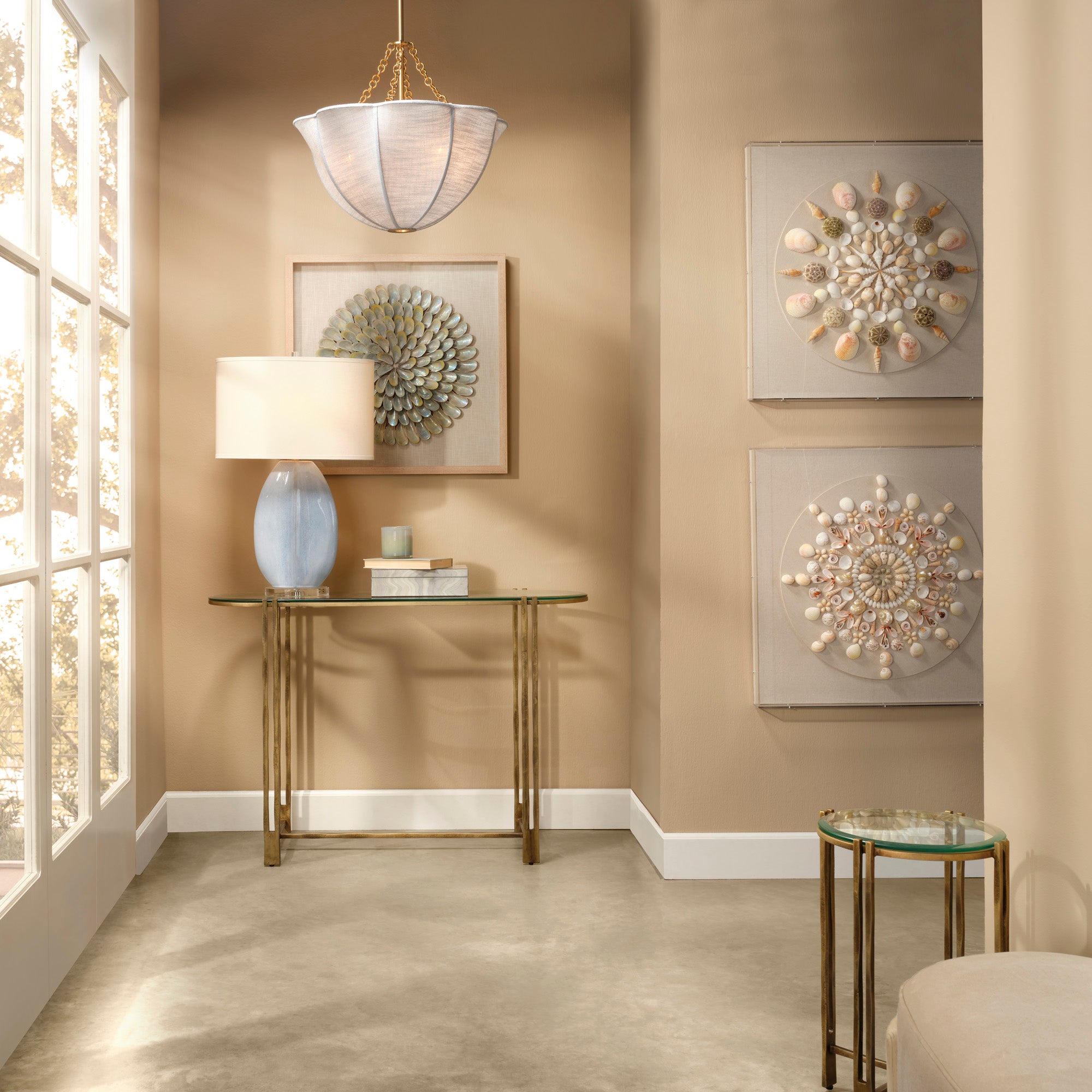 Avenleigh Linen Dome Chandelier