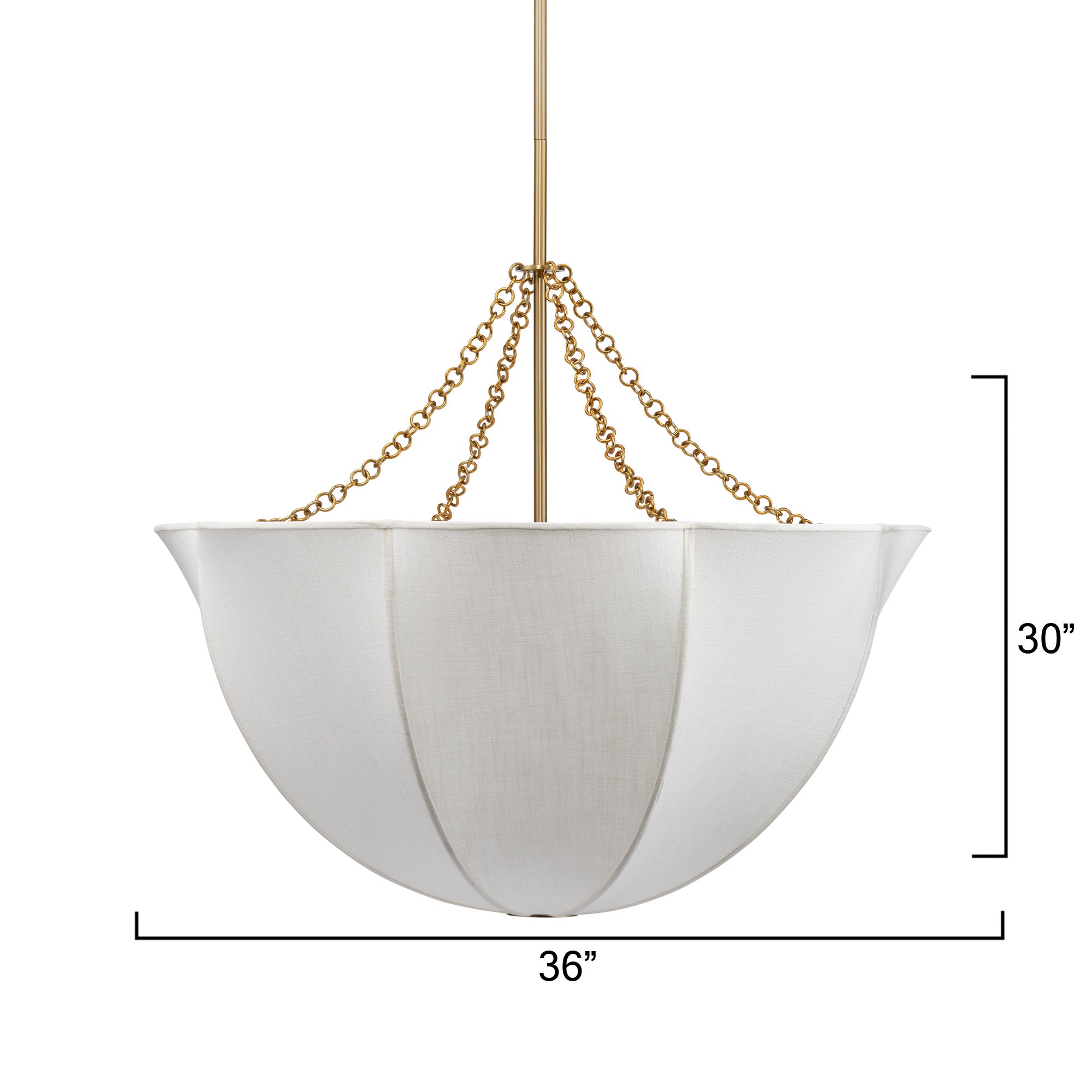 Avenleigh Linen Dome Chandelier