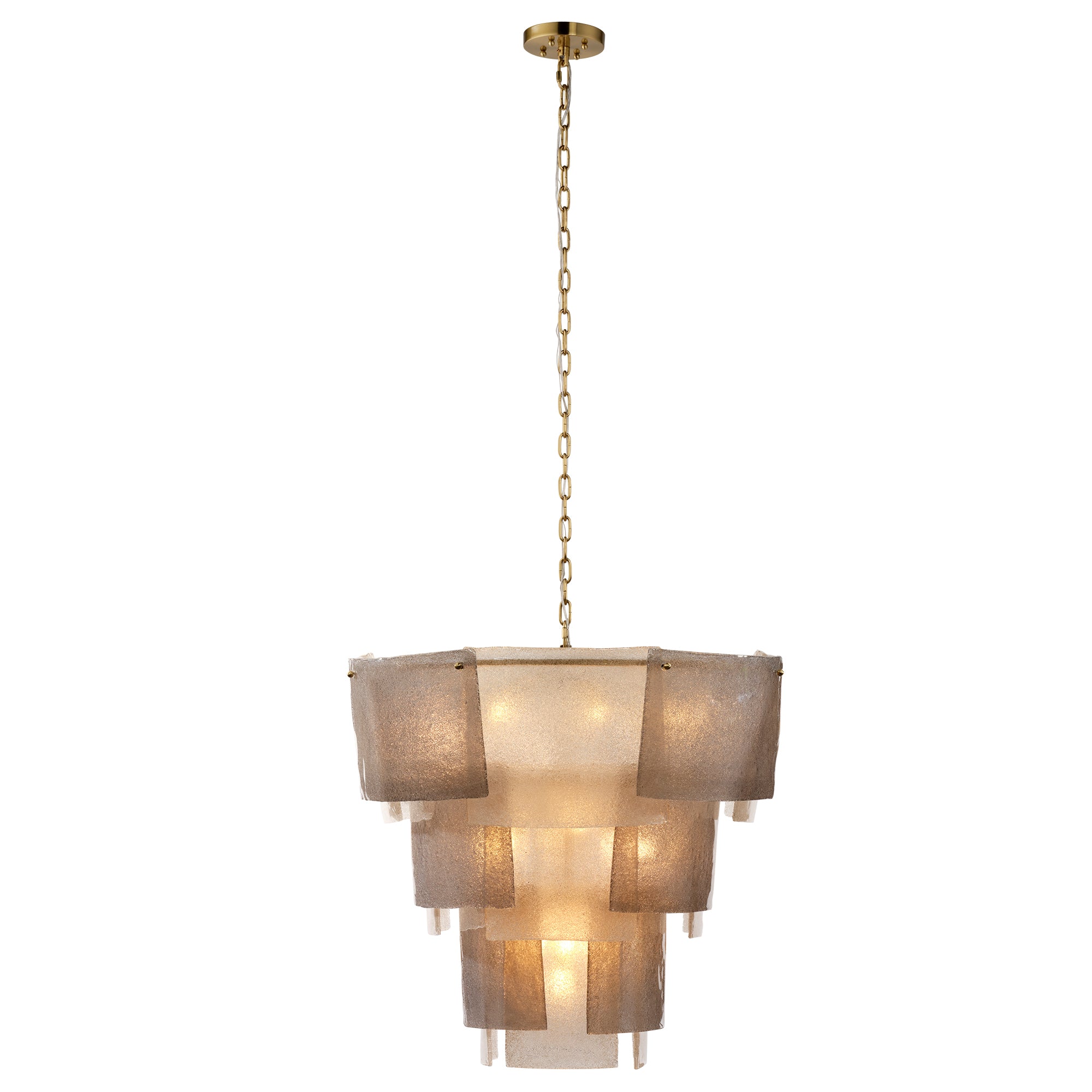 Caulder Seeded Glass Chandelier
