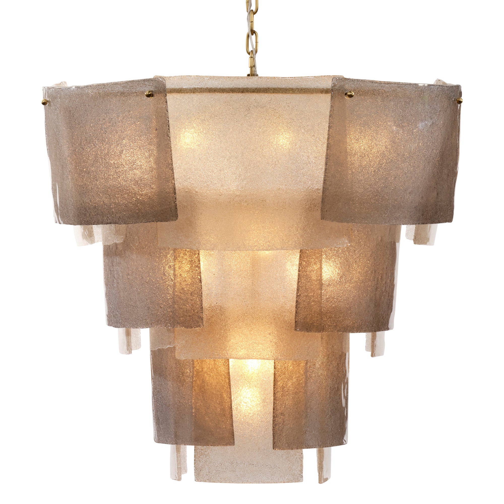 Caulder Seeded Glass Chandelier