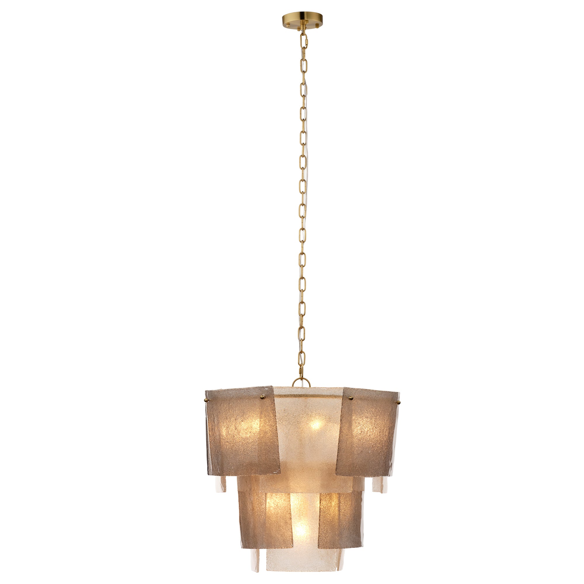 Caulder Seeded Glass Chandelier