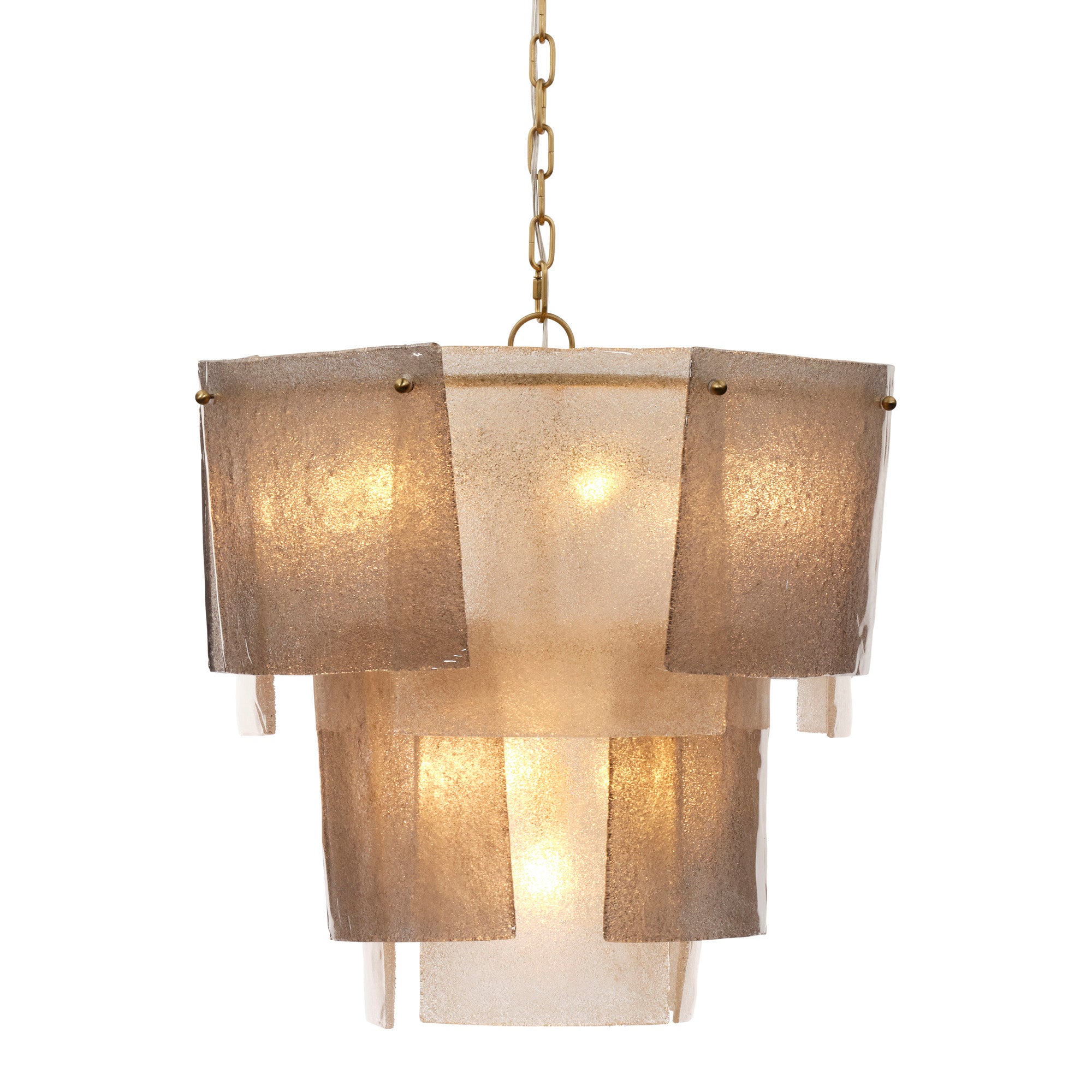 Caulder Seeded Glass Chandelier