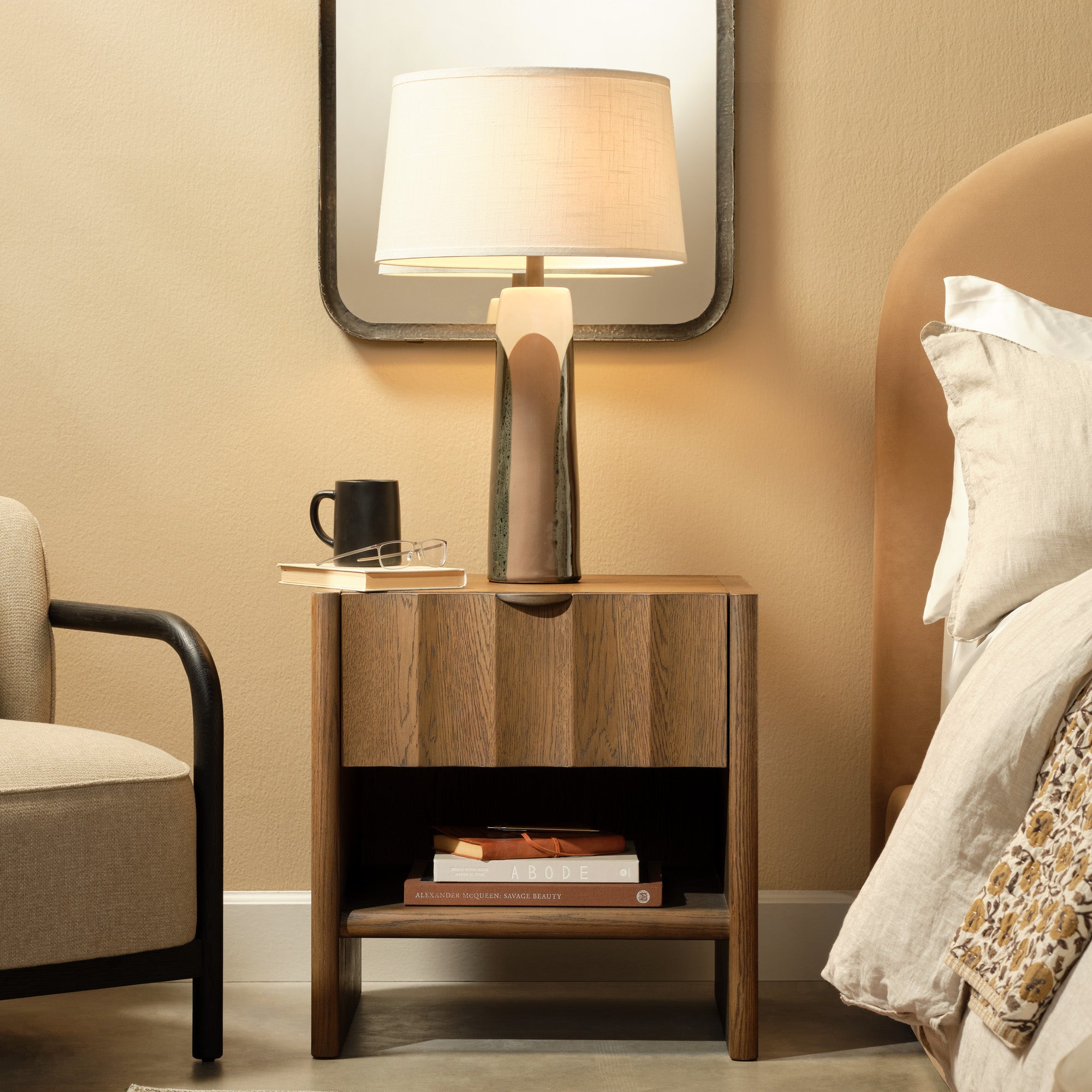 Rothbury Open Shelf Nightstand
