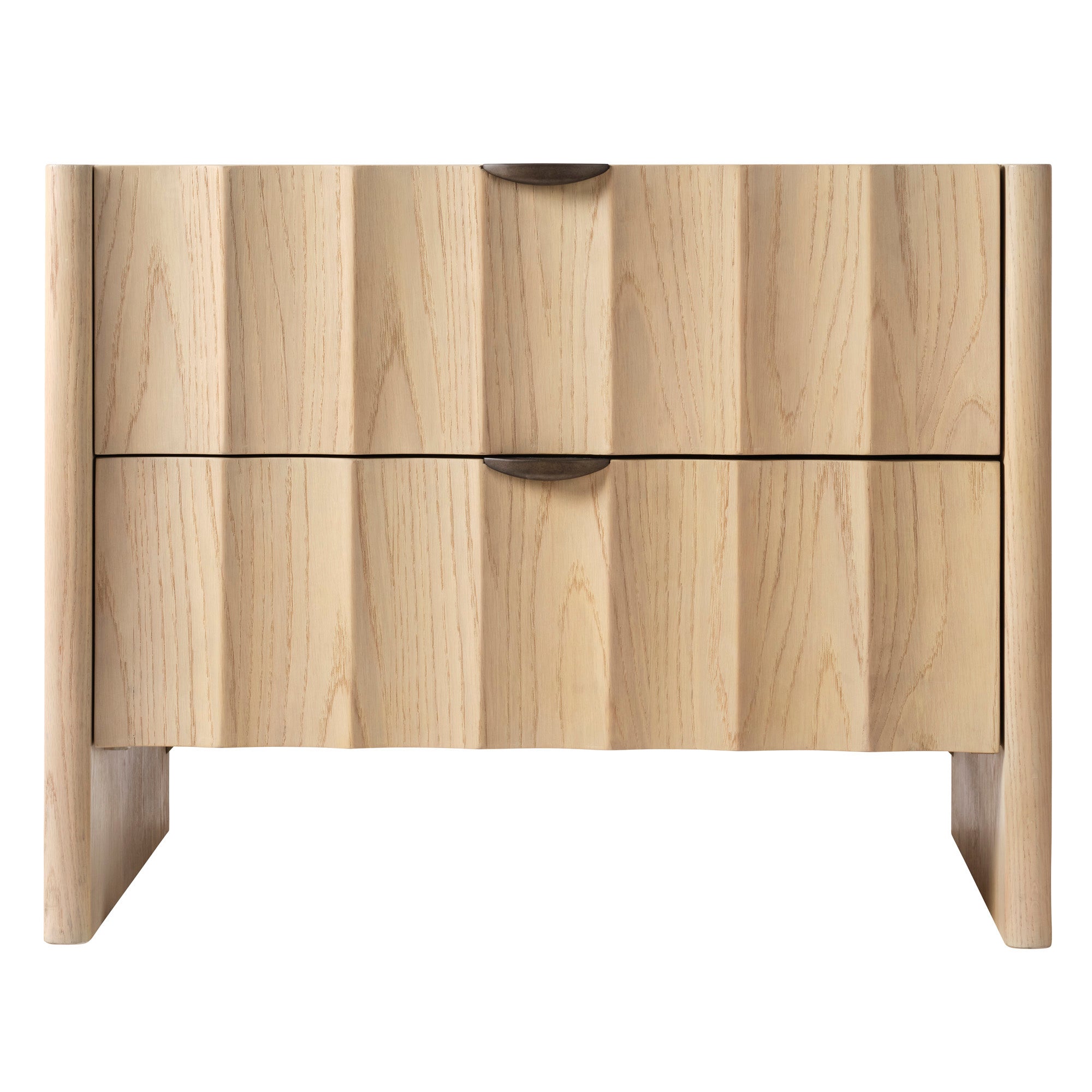 Rothbury Fluted Oak Nightstand
