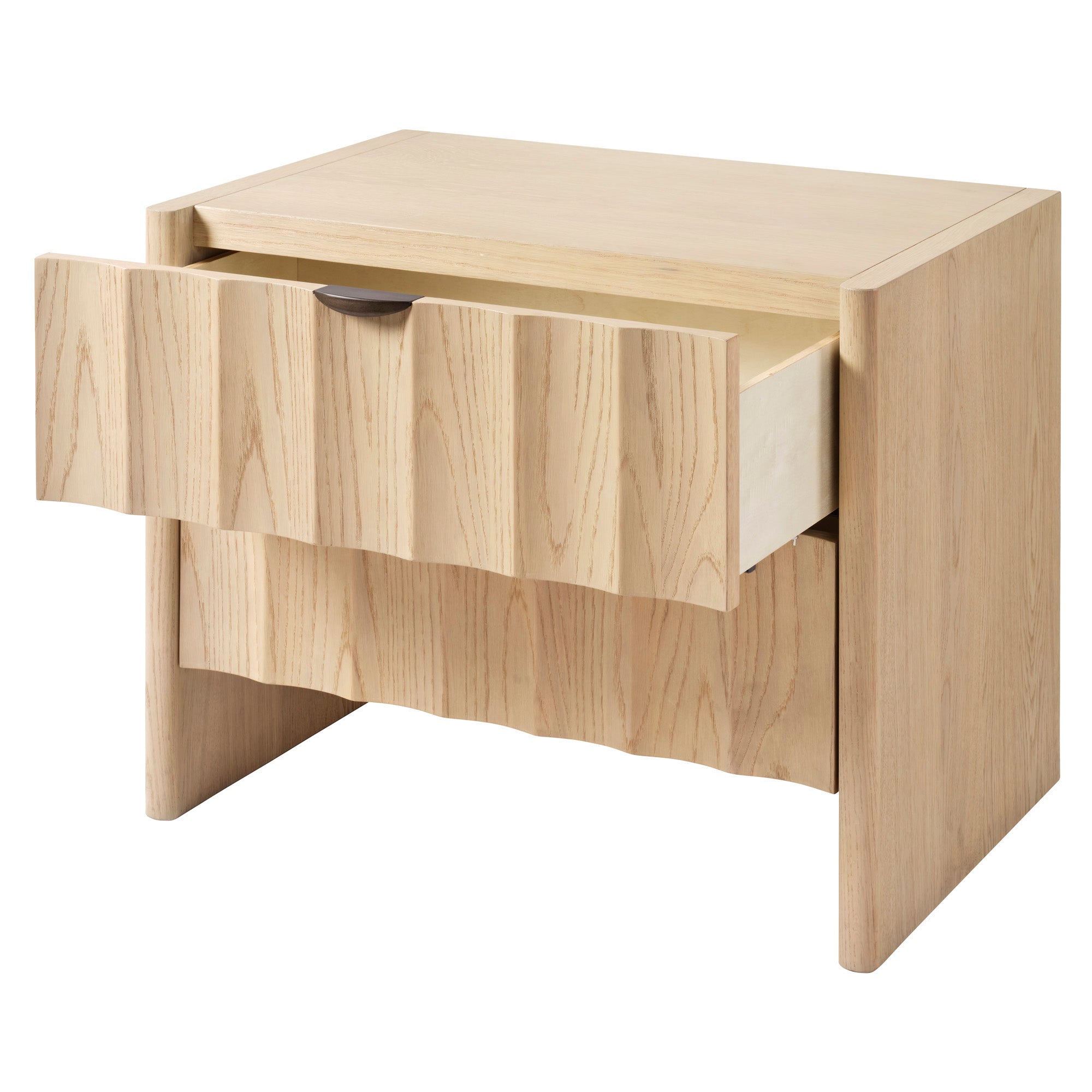 Rothbury Fluted Oak Nightstand