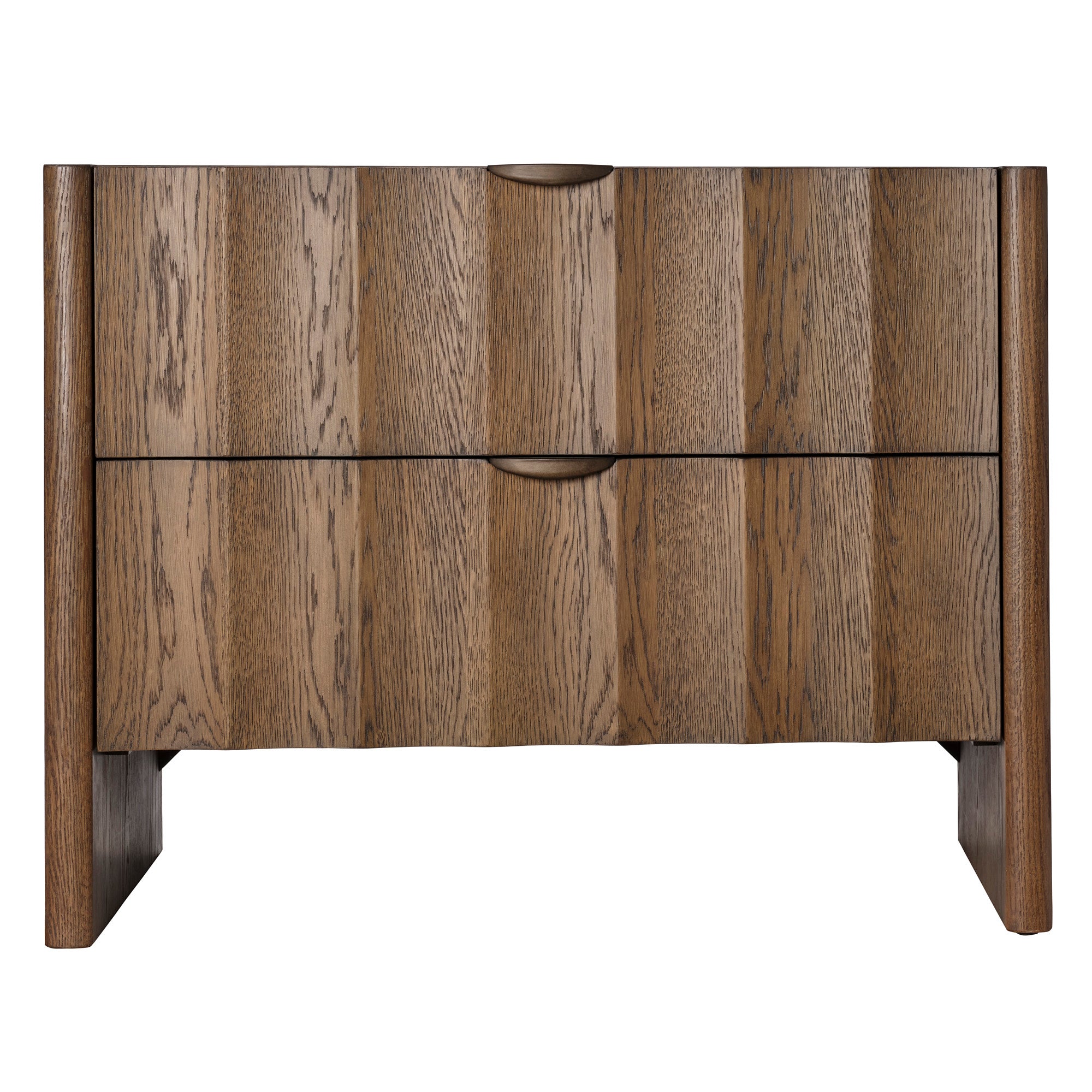 Rothbury Fluted Oak Nightstand