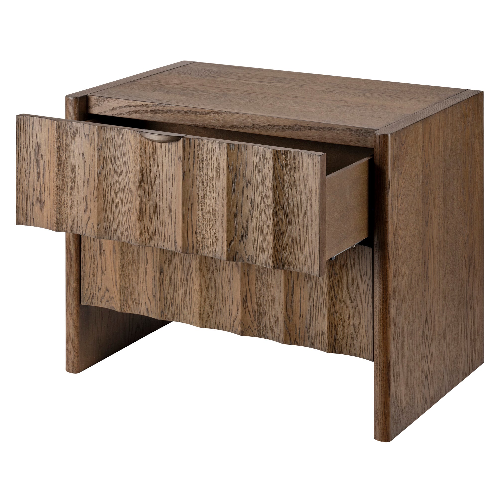 Rothbury Fluted Oak Nightstand