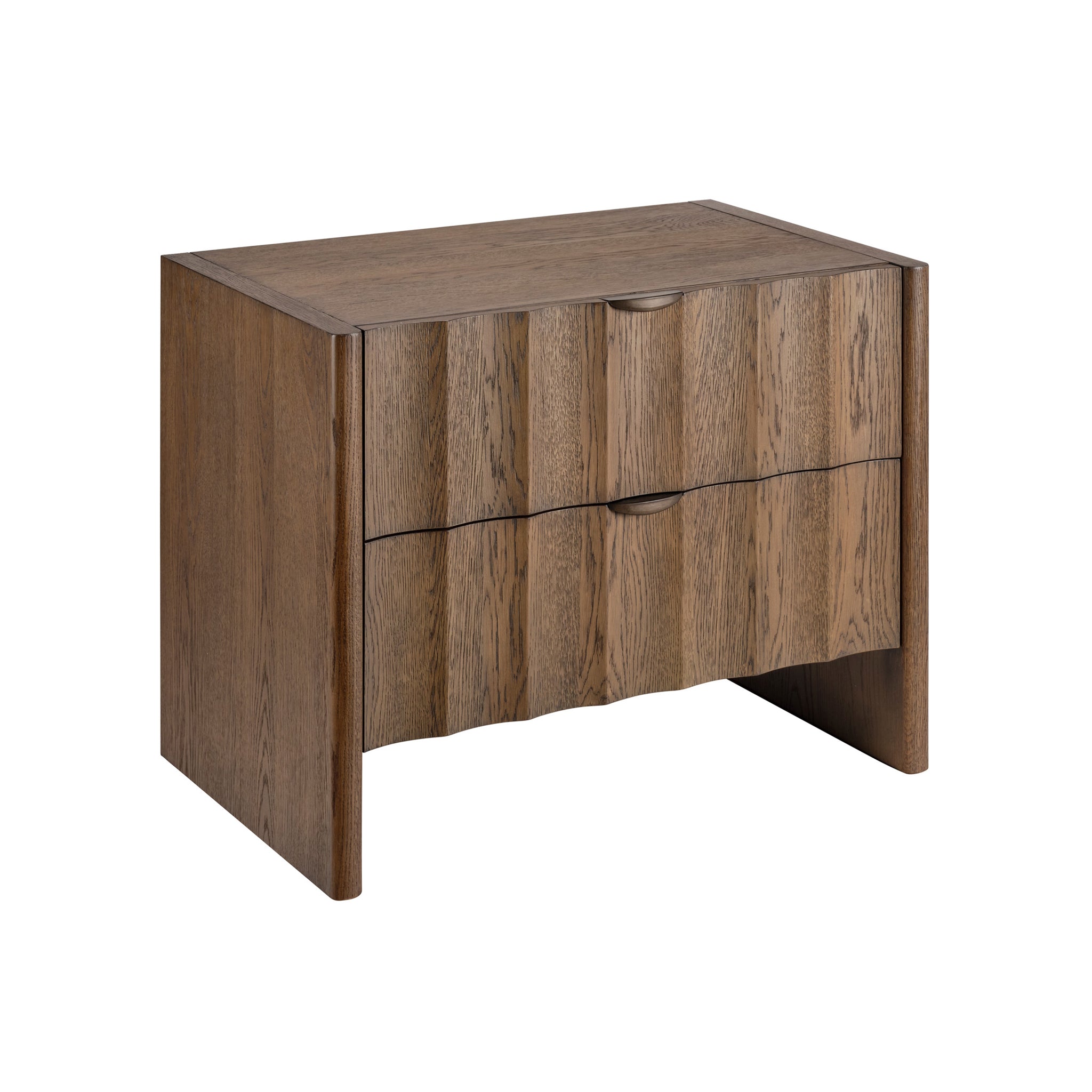 Rothbury Fluted Oak Nightstand