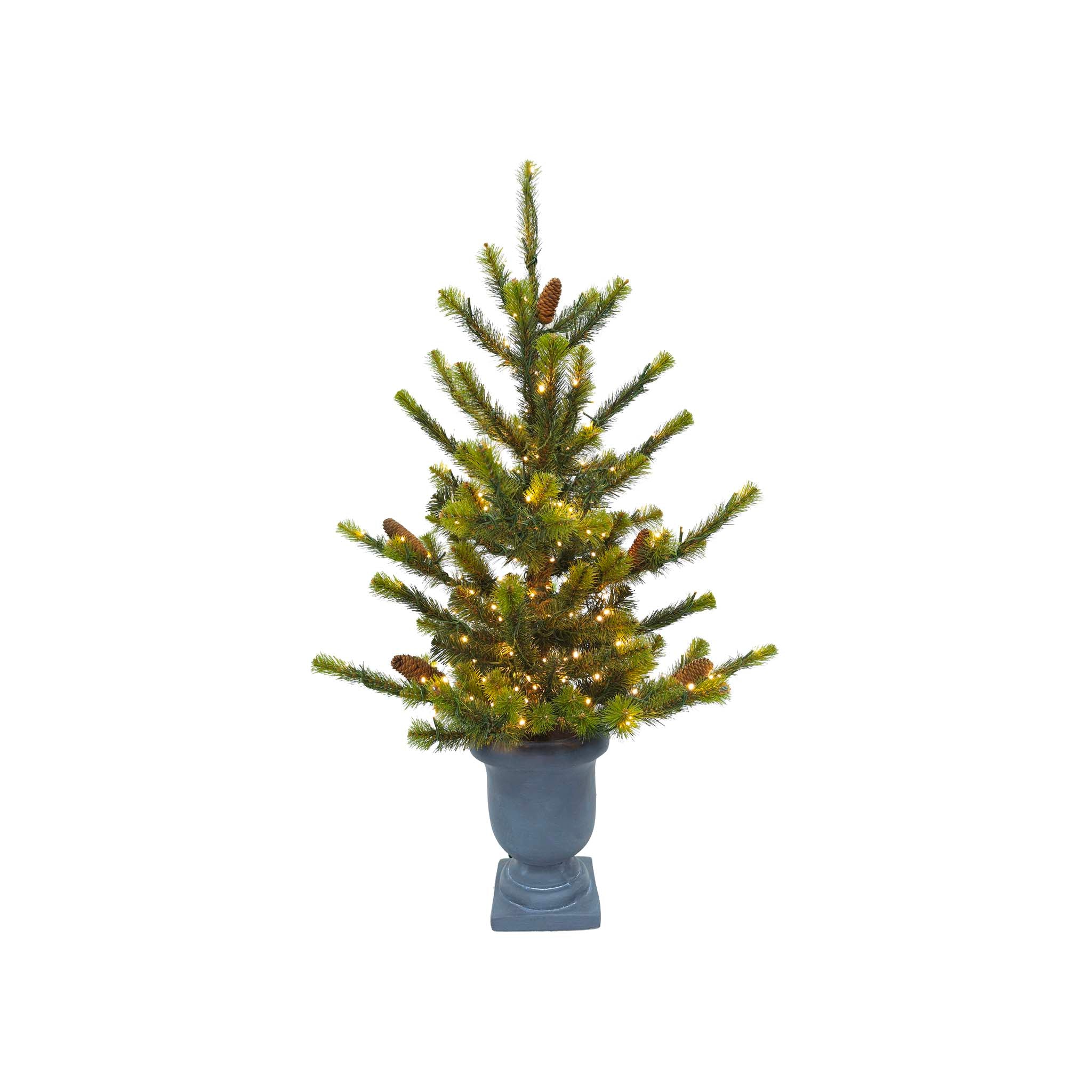 Woodlands Potted Prelit Tree