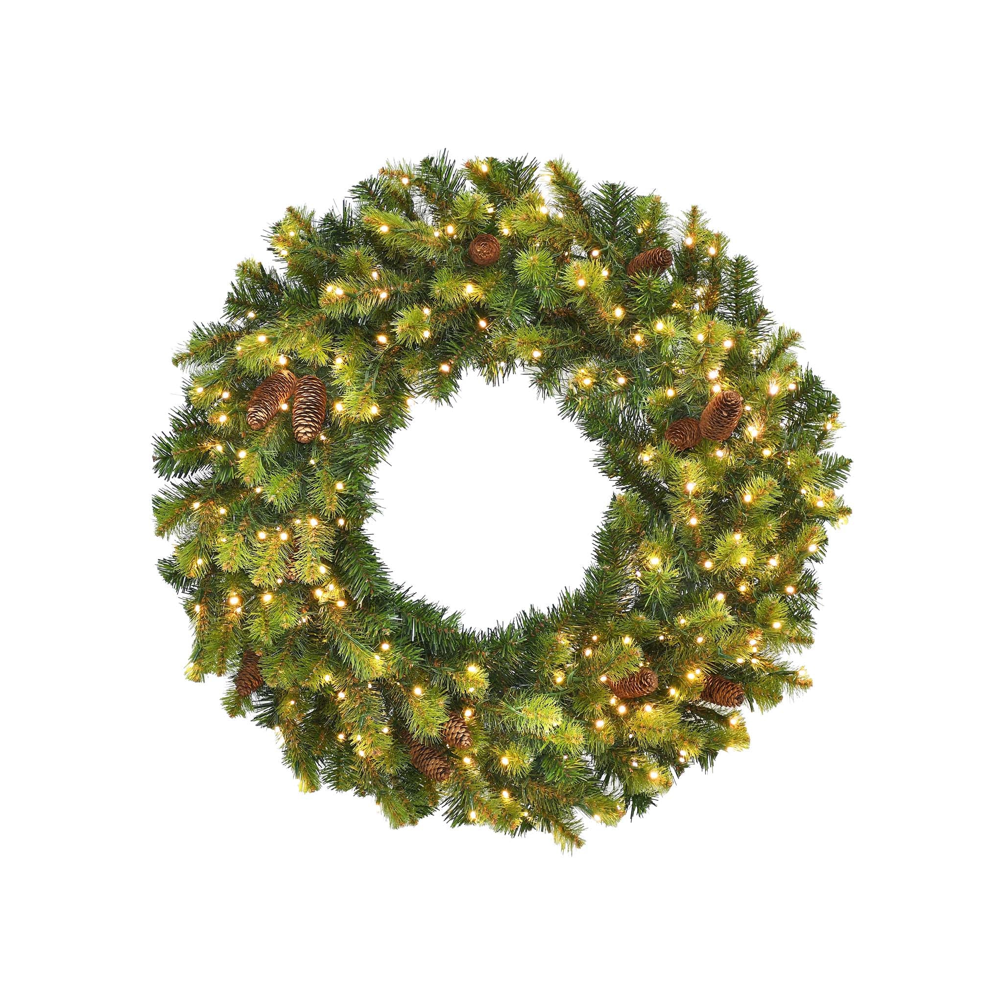 Woodlands Prelit Wreath