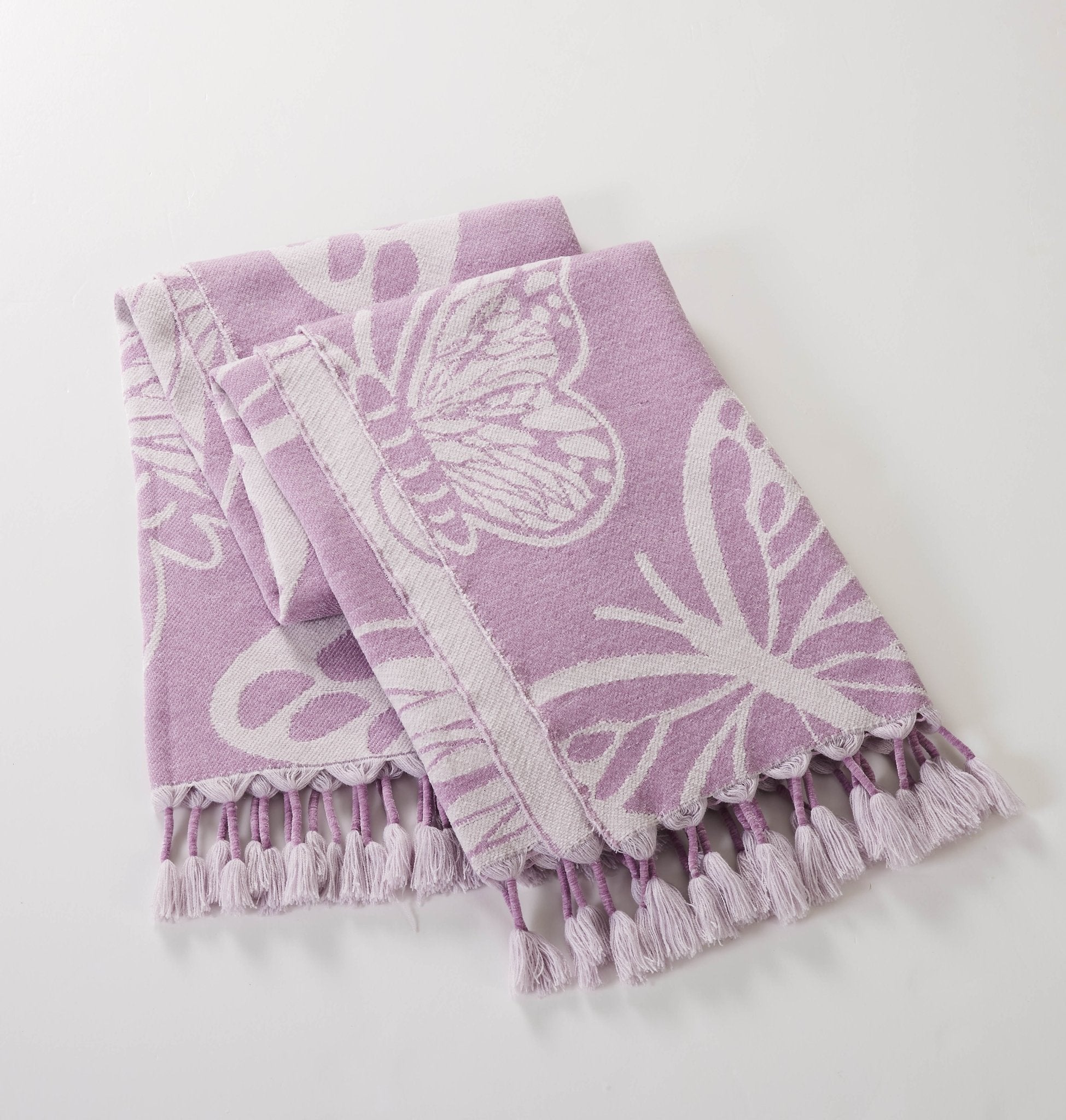 Willowmere Butterfly Throw - Wisteria