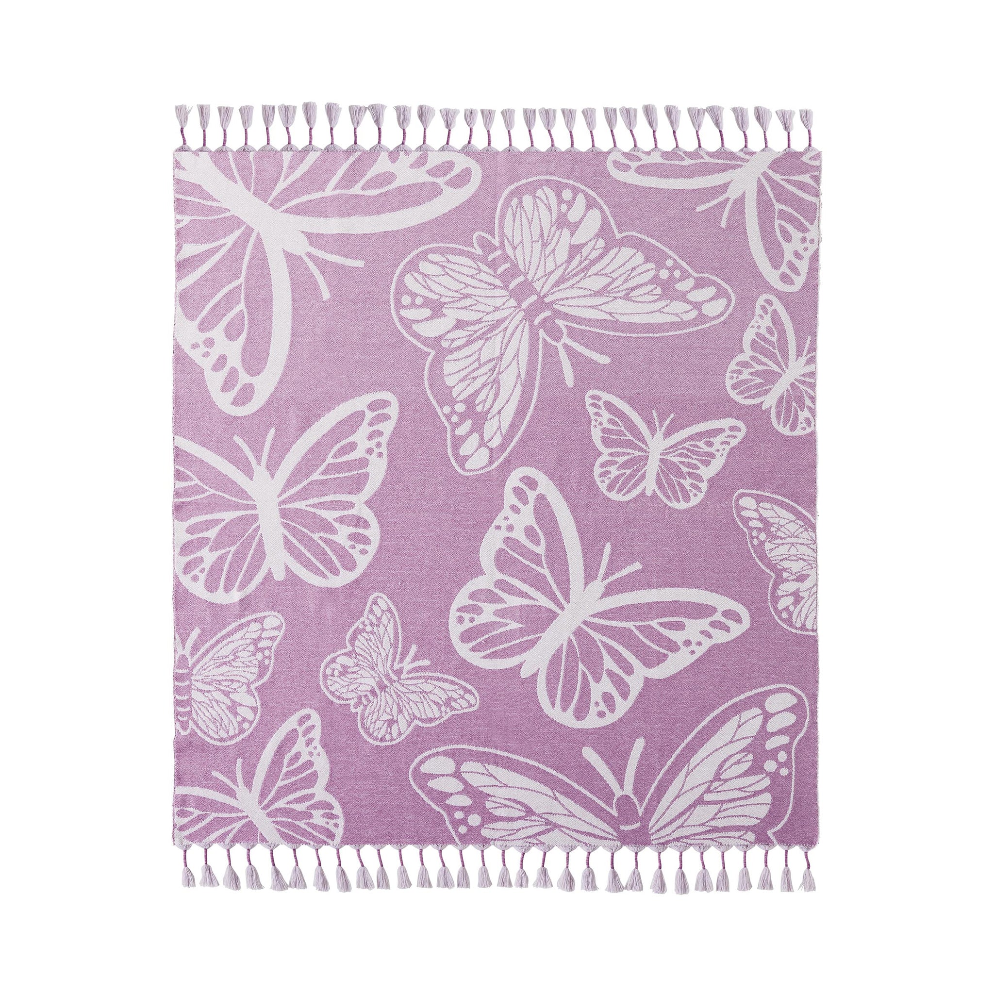 Willowmere Butterfly Throw - Wisteria