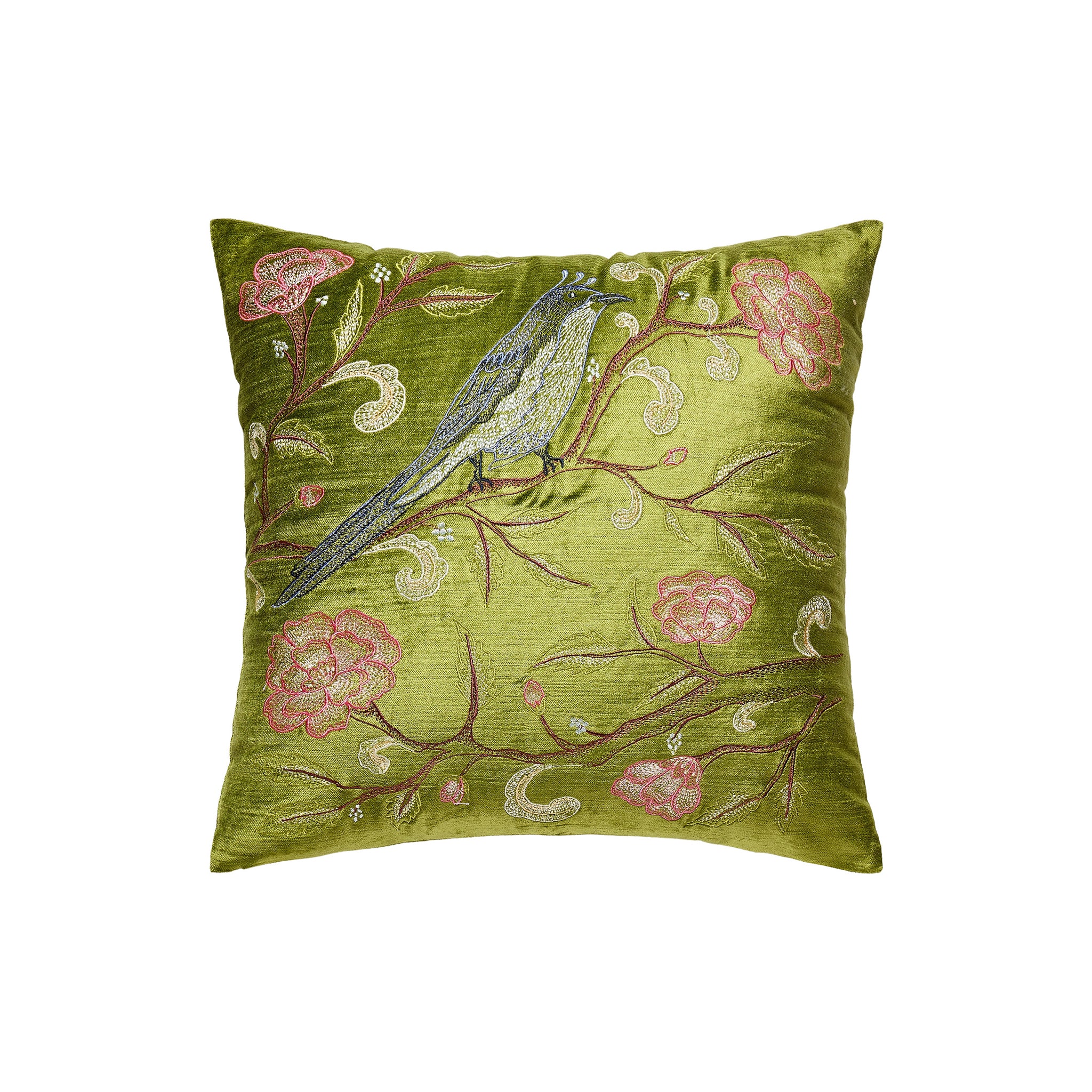 Yunlan Embroidered Pillow - Wisteria