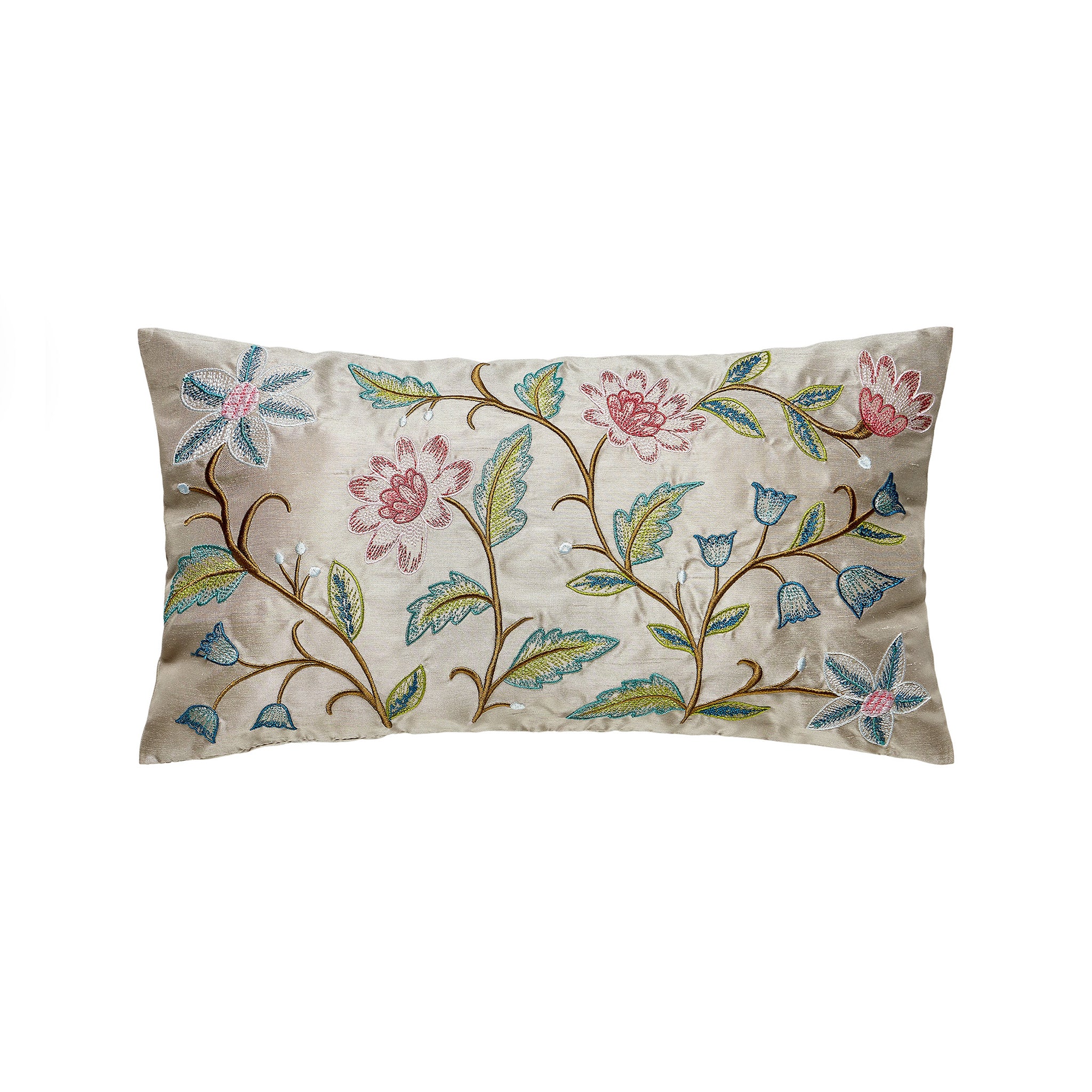 Huarui Garden Lumbar Pillow - Wisteria