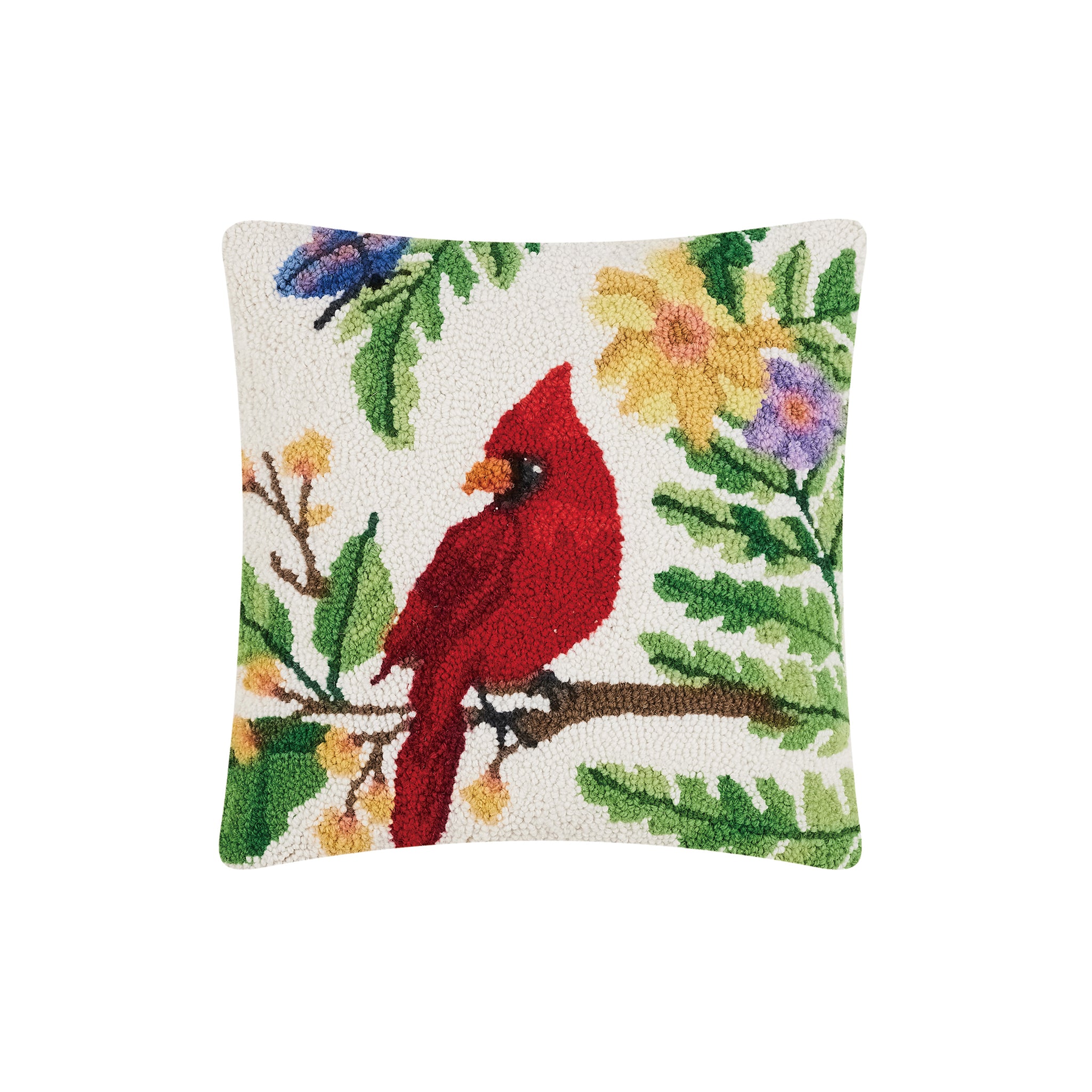 Cardessa Hooked Pillow - Wisteria