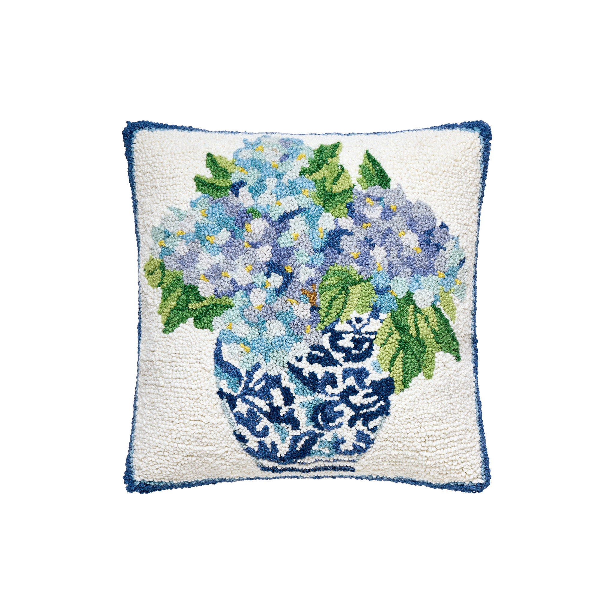 Cerulien Hooked Pillow - Wisteria