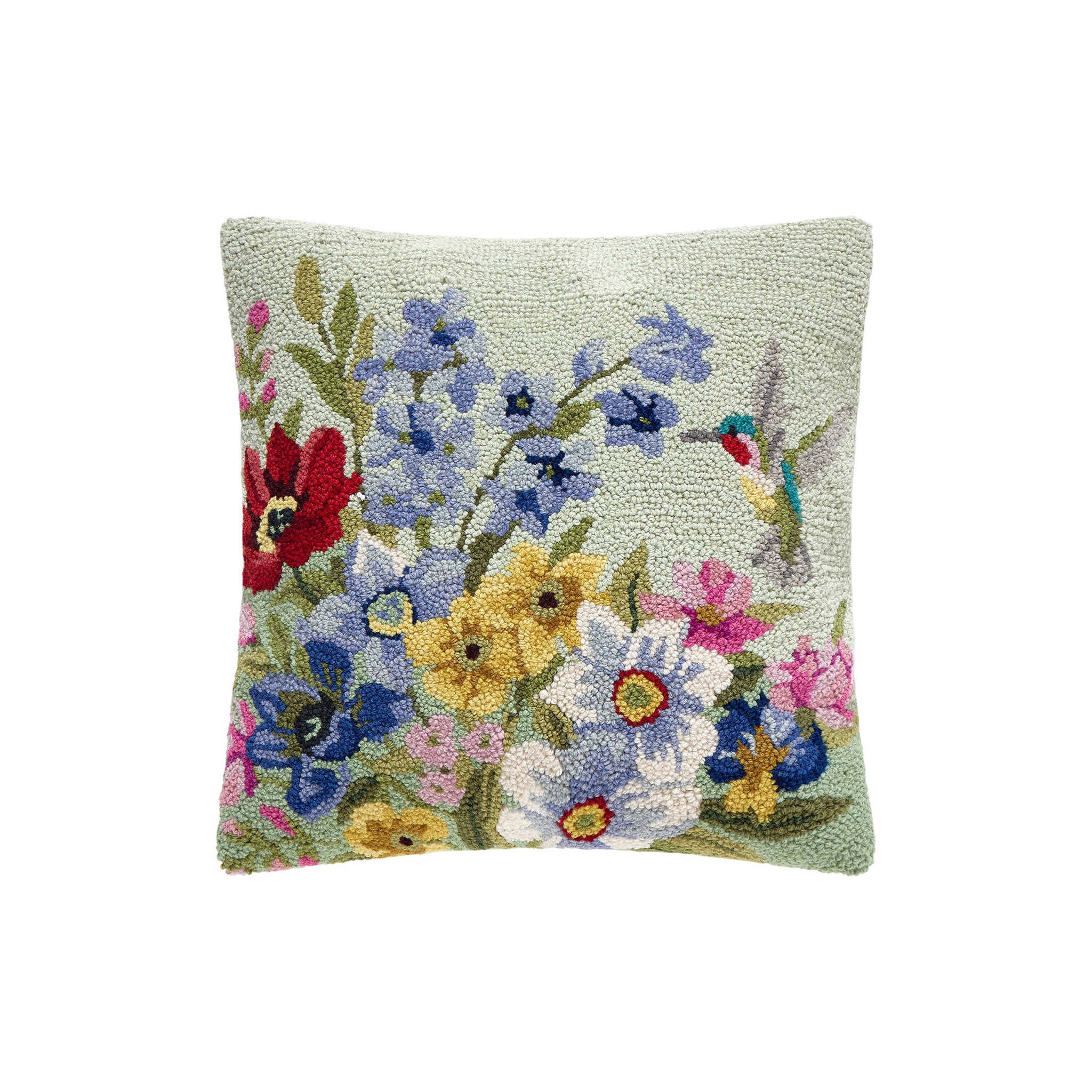 Sylvara Meadow Hooked Pillow - Wisteria
