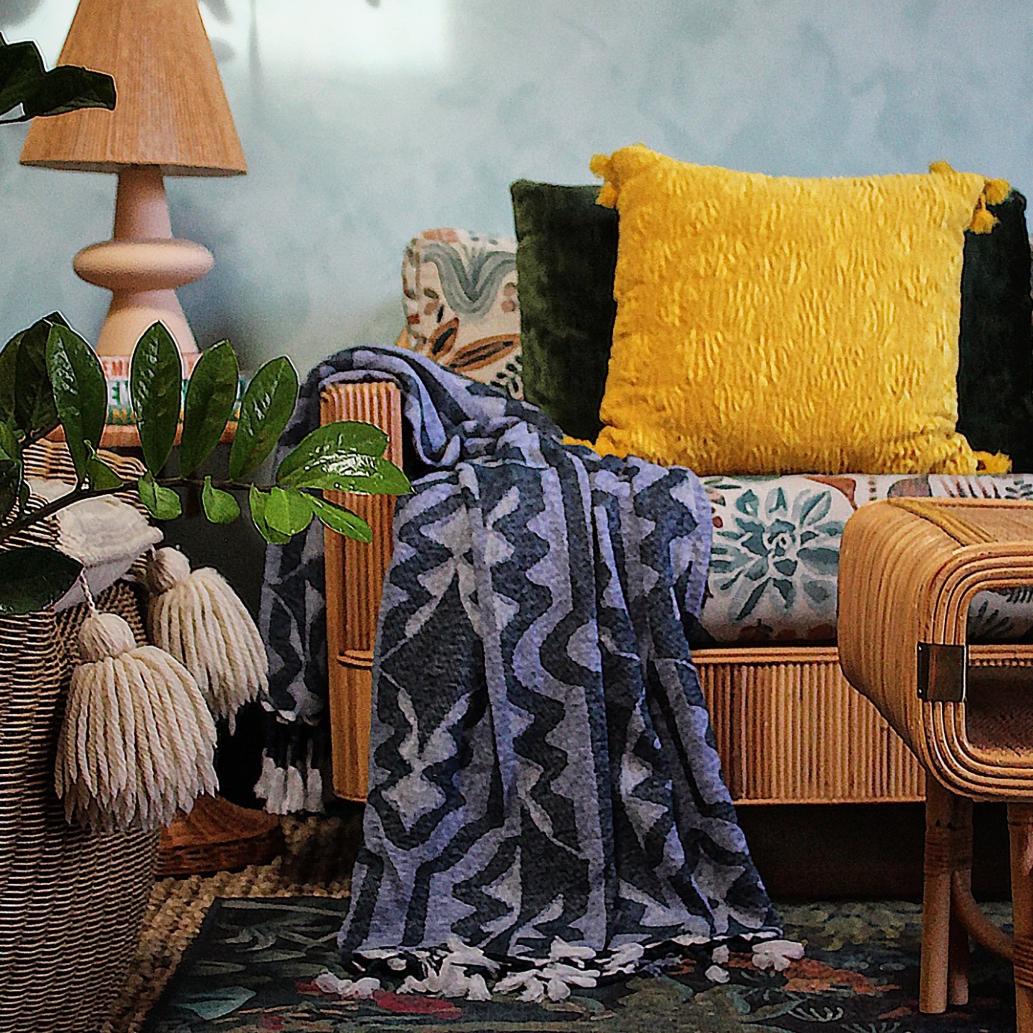 Navelle Woven Throw - Wisteria