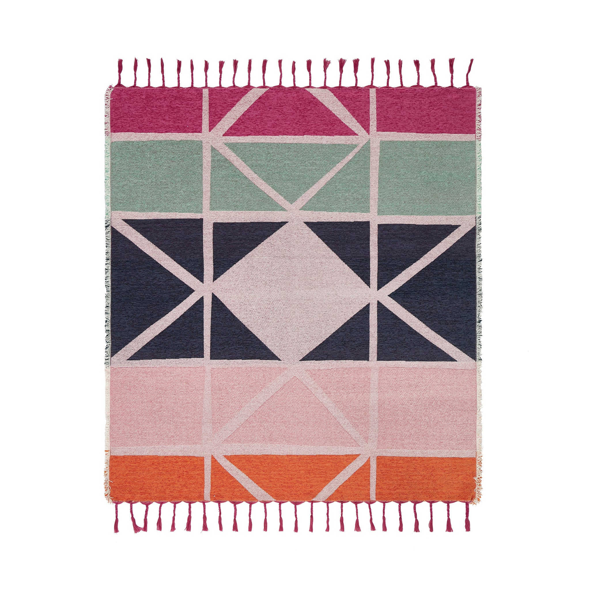 Serravelle Woven Throw - Wisteria