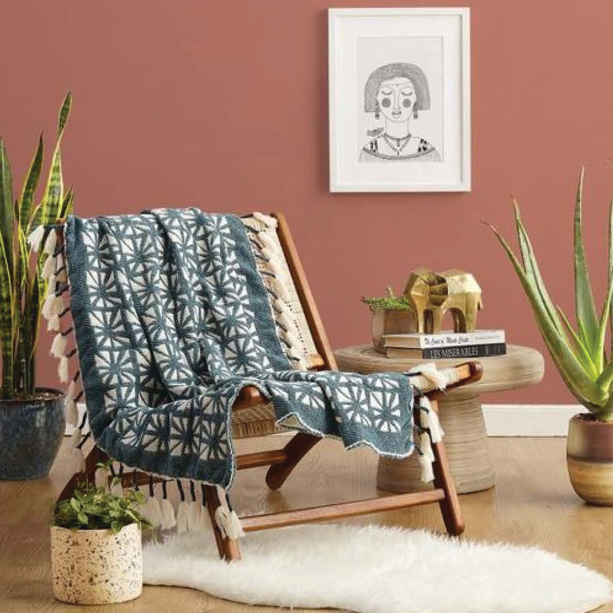 Marovelle Woven Throw - Wisteria