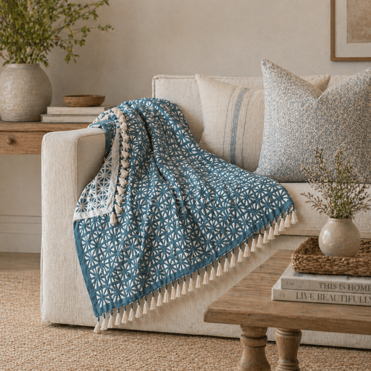 Marovelle Woven Throw - Wisteria