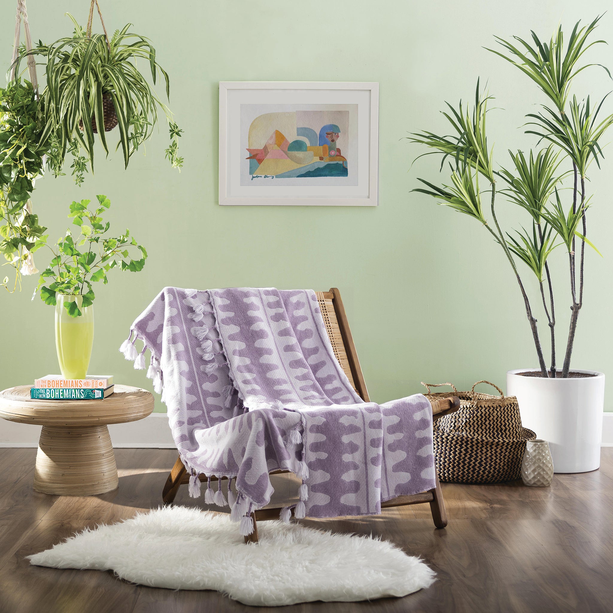 Rosellea Woven Throw - Wisteria