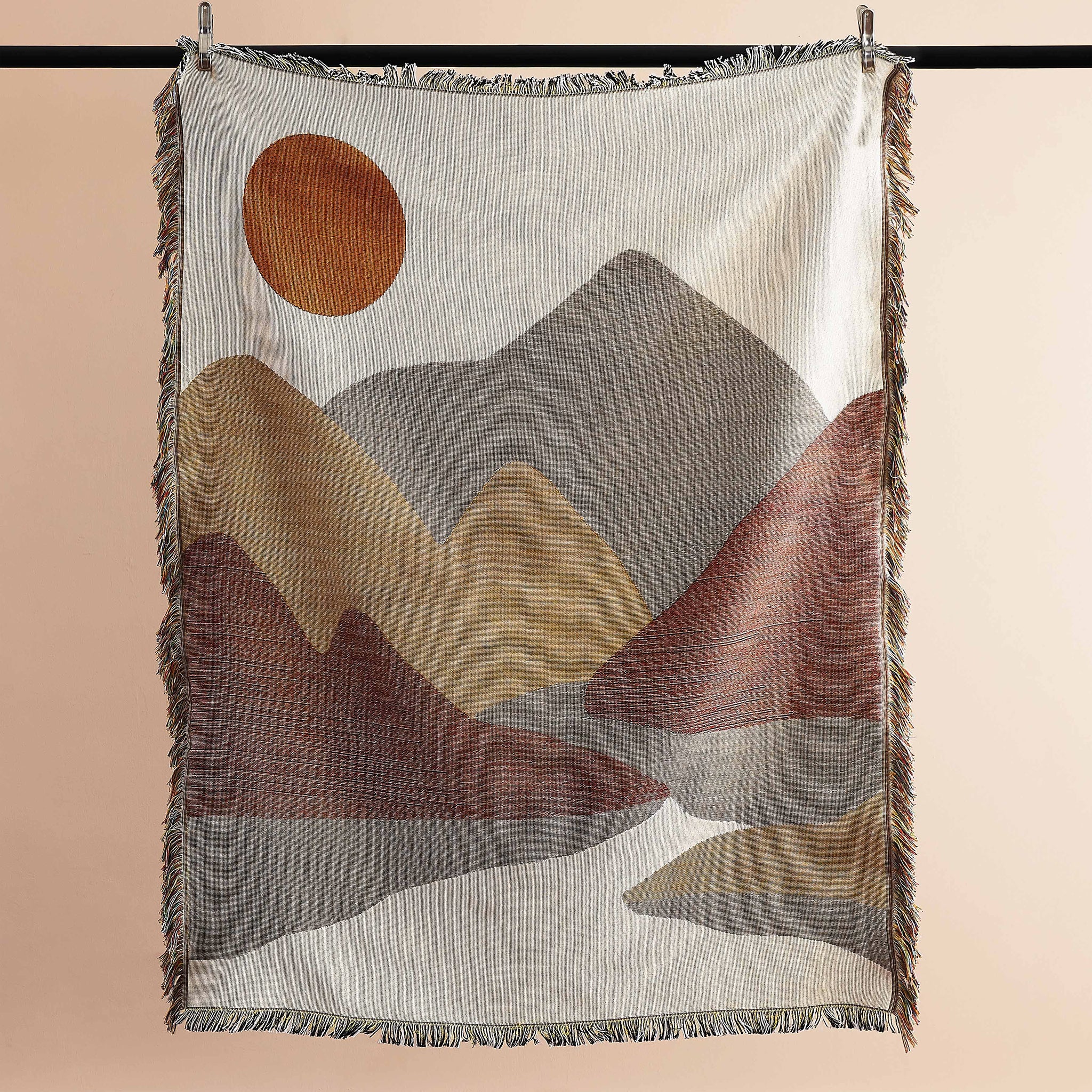 Aurevale Woven Landscape Throw - Wisteria