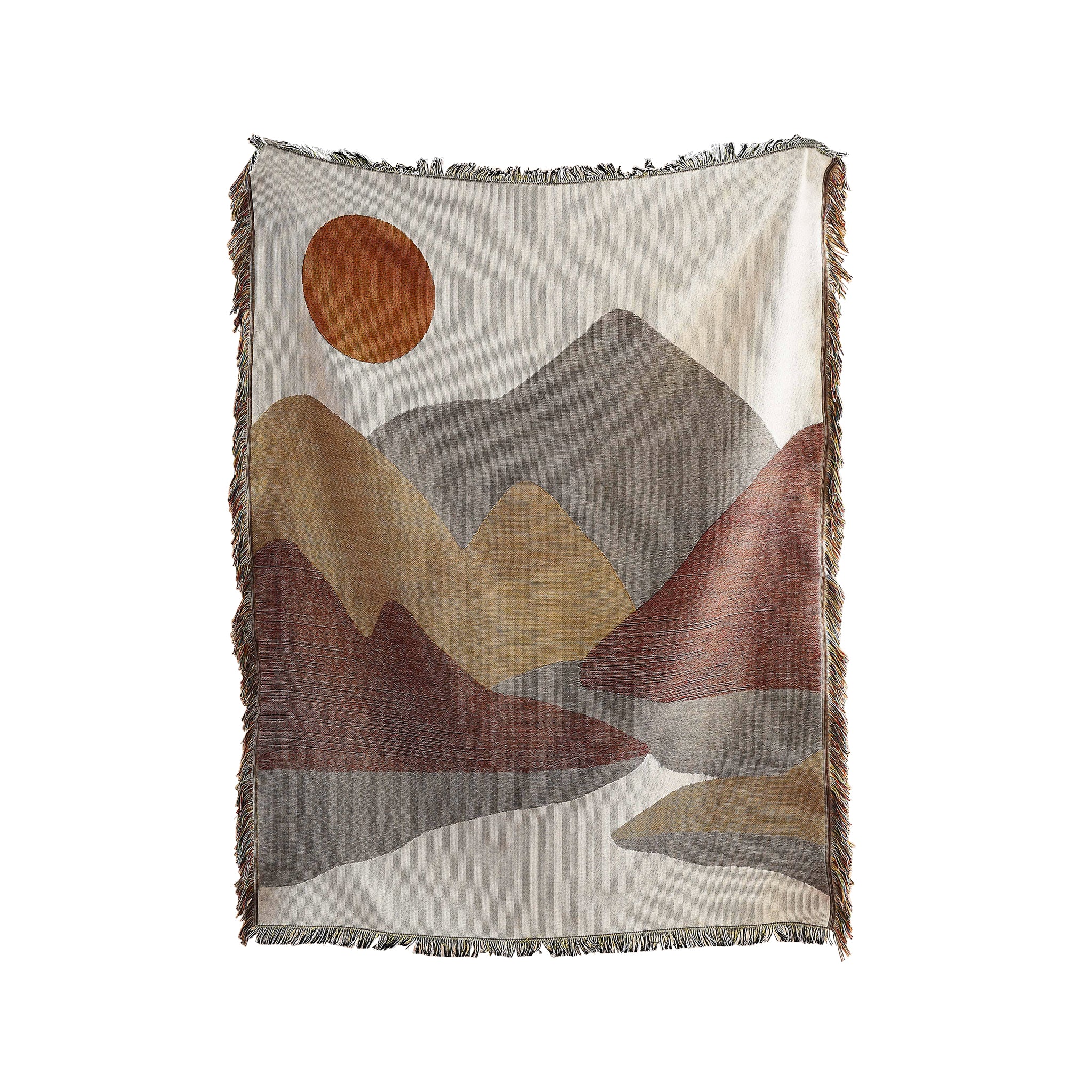 Aurevale Woven Landscape Throw - Wisteria