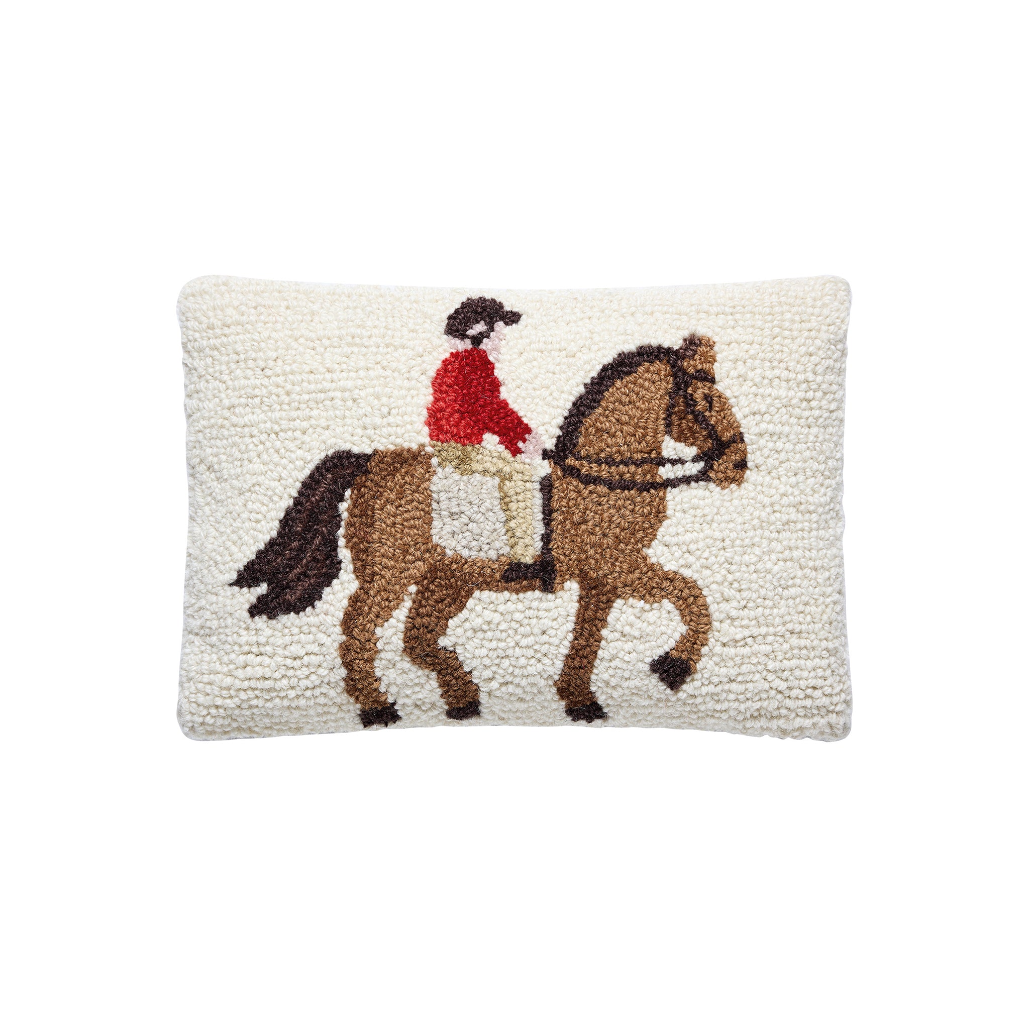 Branford Hunt Hooked Pillow - Wisteria