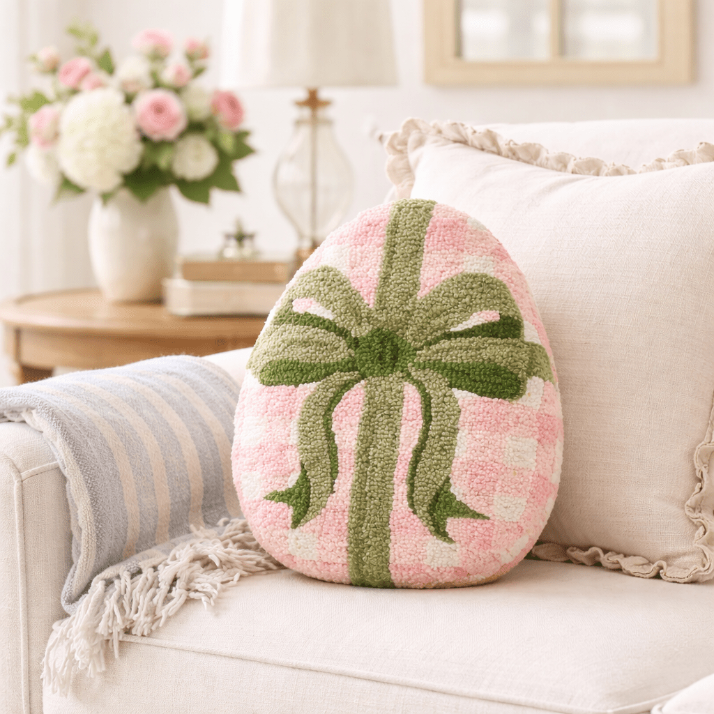 Winthrope Gift Hooked Pillow - Wisteria