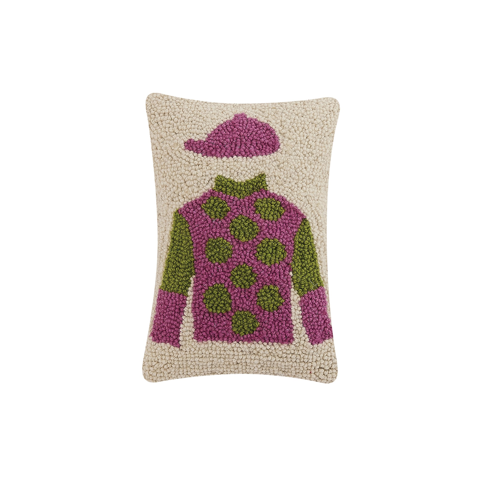 Longchamp Silks Hooked Pillow - Wisteria