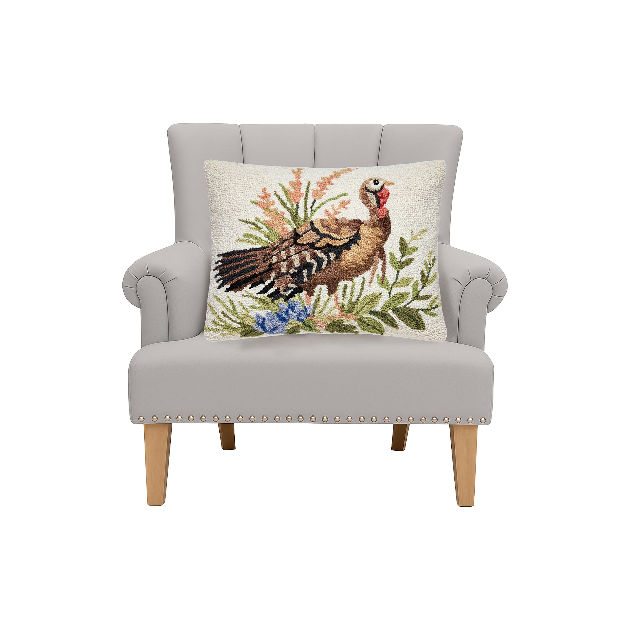 Thornfield Wool Turkey Pillow