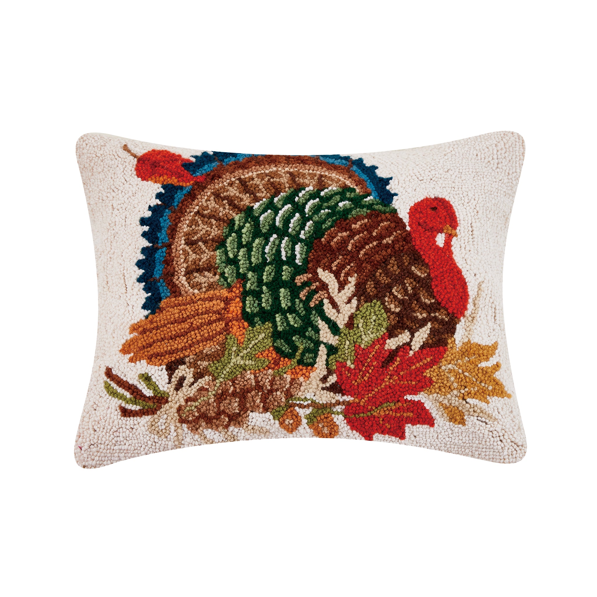 Redhaven Wool Turkey Pillow