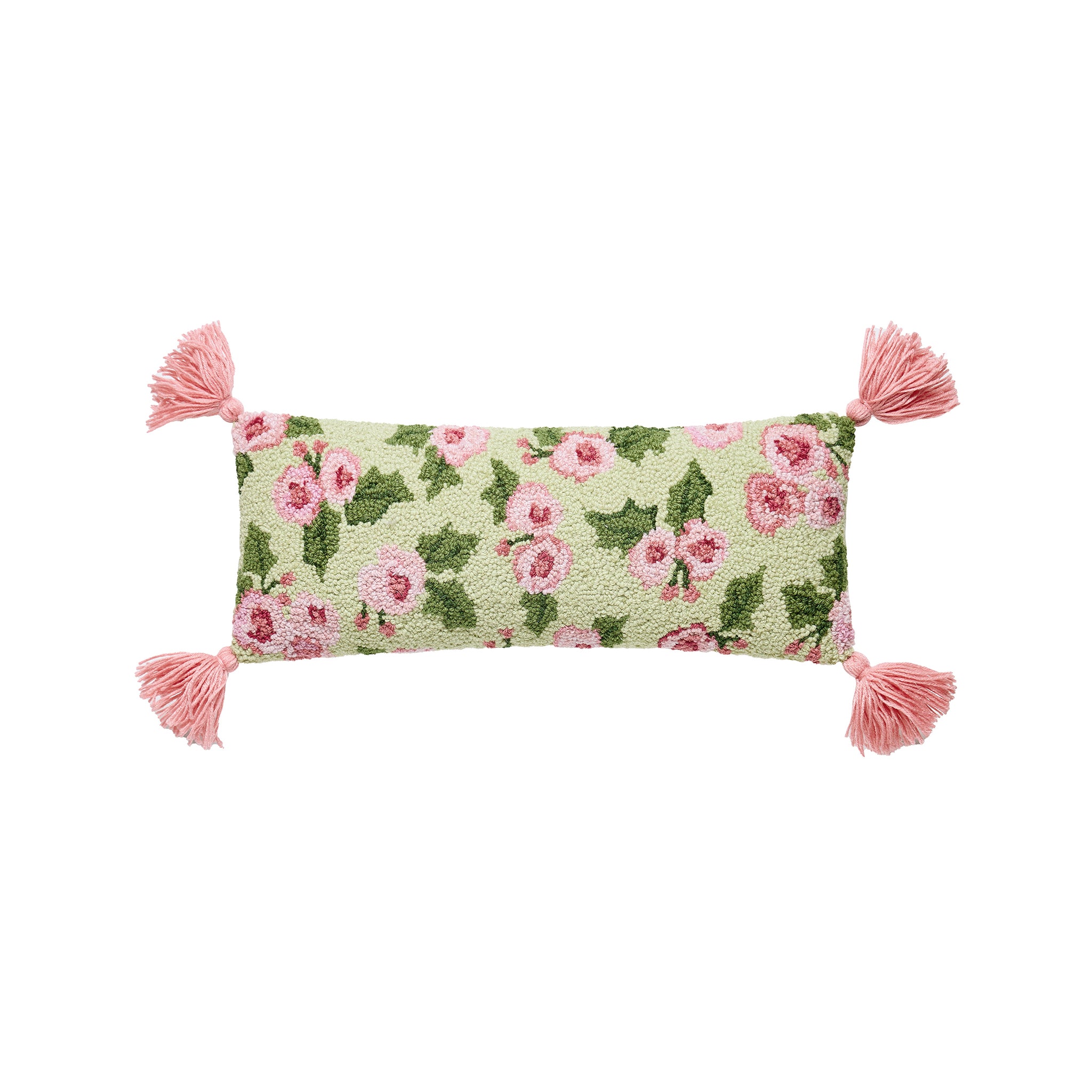 Briarley Rose Tassel Pillow - Wisteria