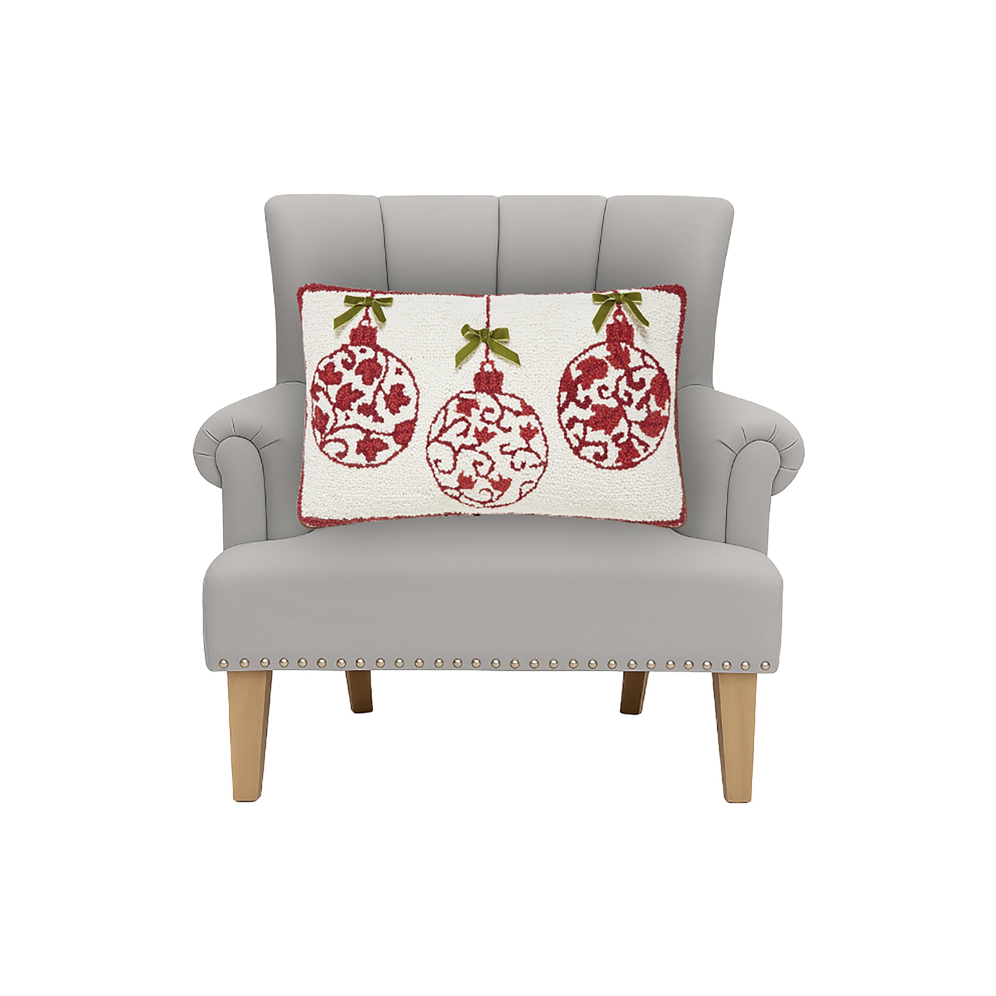 Redgrave Ornament Bow Pillow - Wisteria