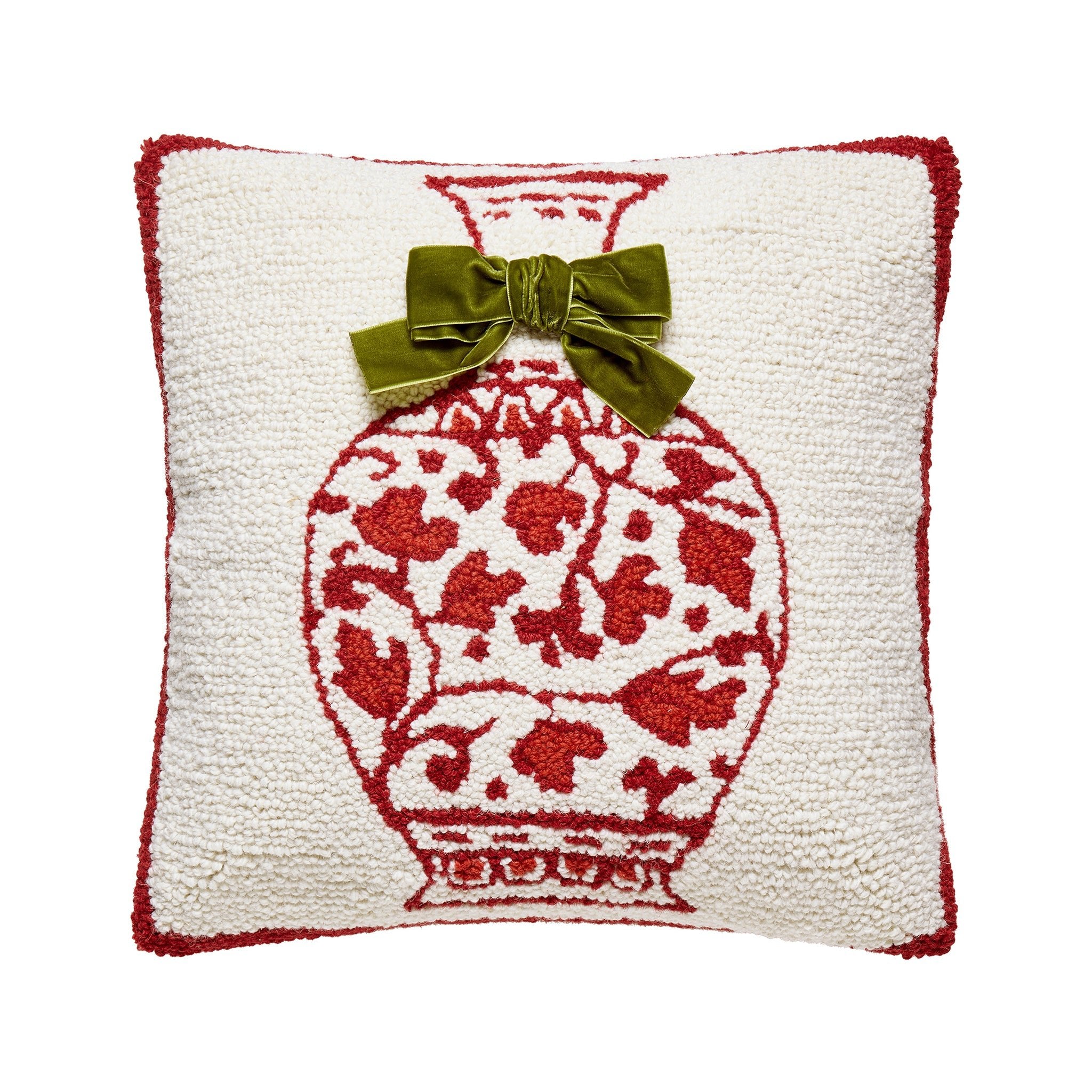 Wynmere Chinoiserie Bow Pillow - Wisteria
