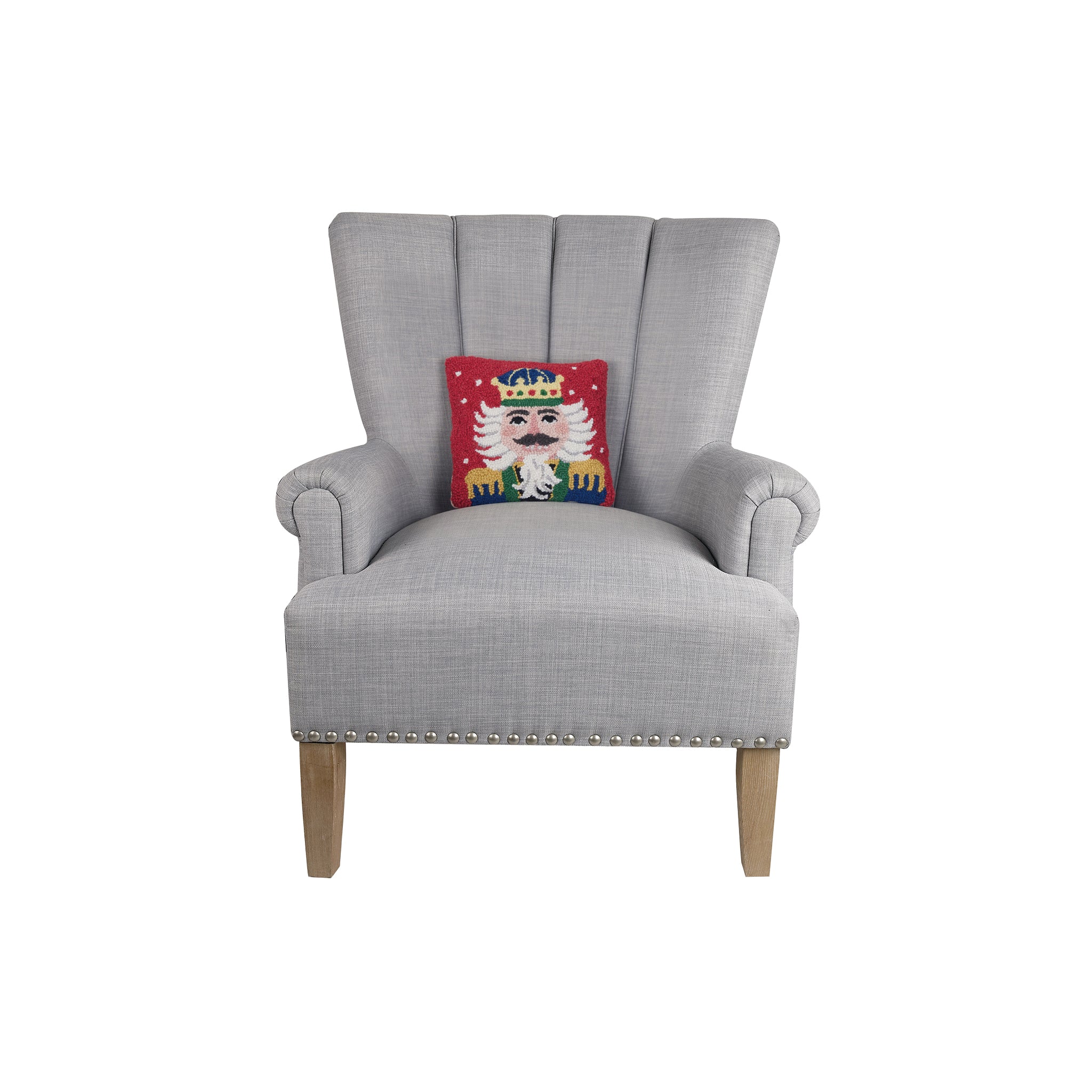 Kenswick Nutcracker Hook Pillow - Wisteria